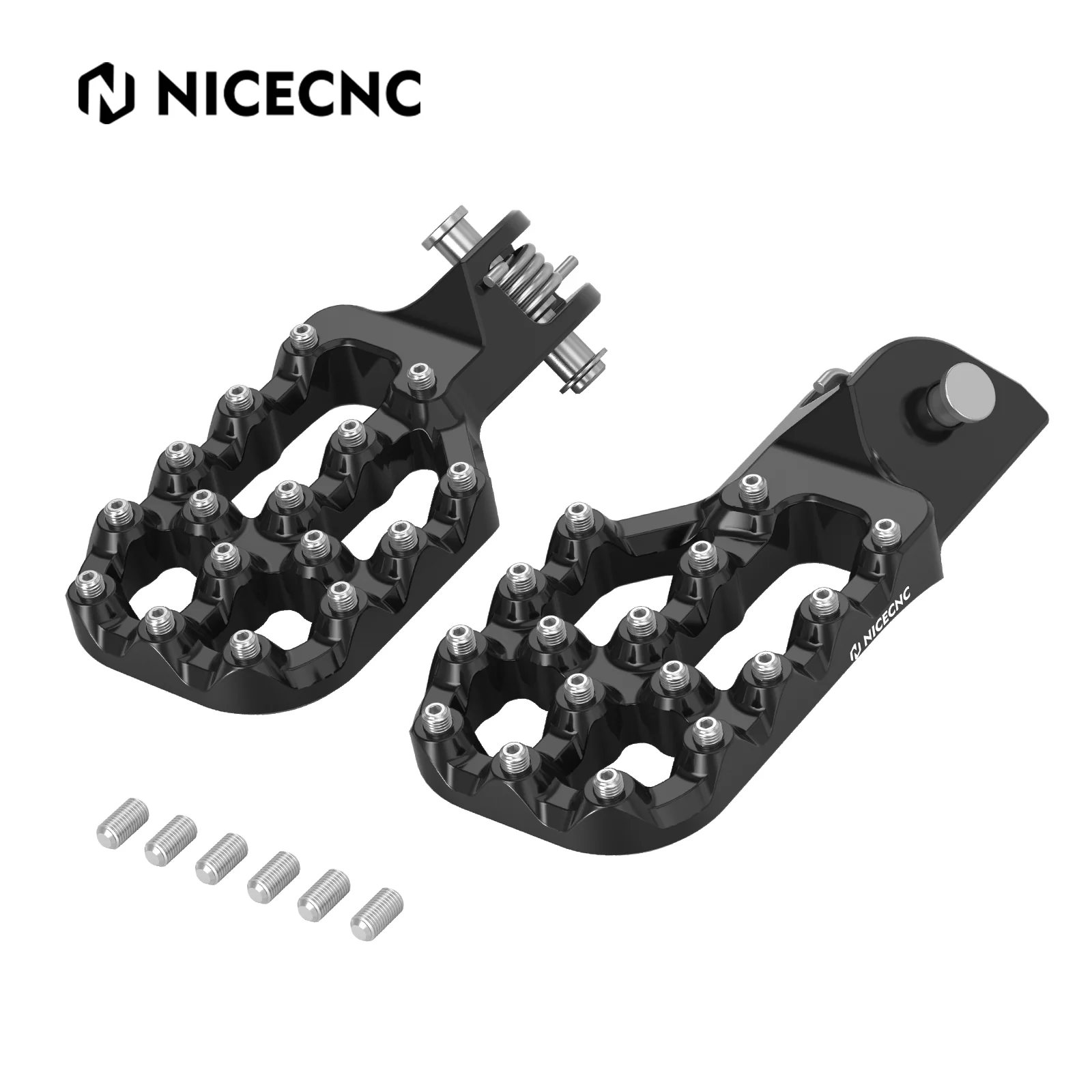 Wide Offset Footpegs Footrests For BMW R1200GS R1250GS / Adventure - Image 4