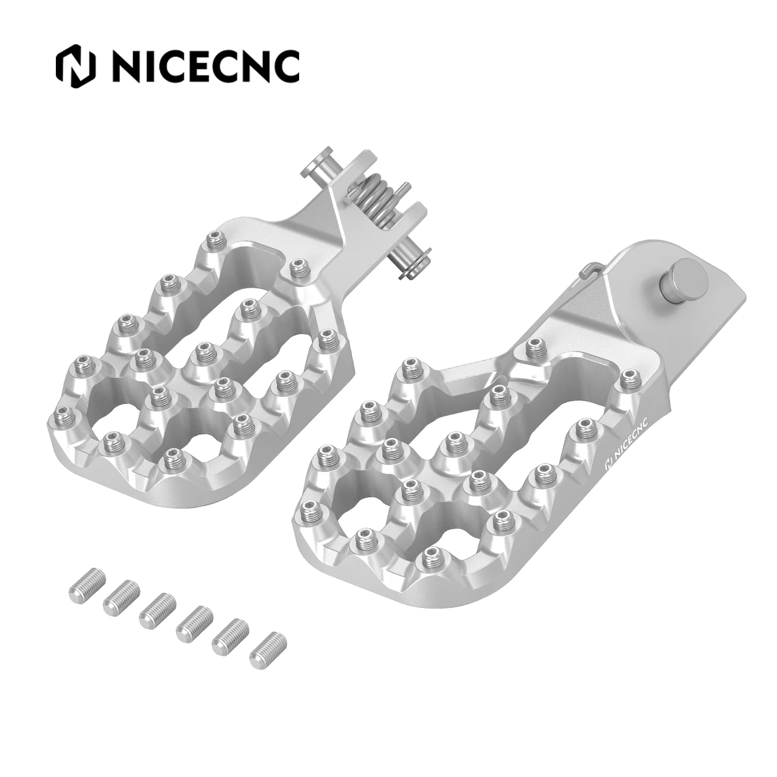 Wide Offset Footpegs Footrests For BMW R1200GS R1250GS / Adventure - Image 9