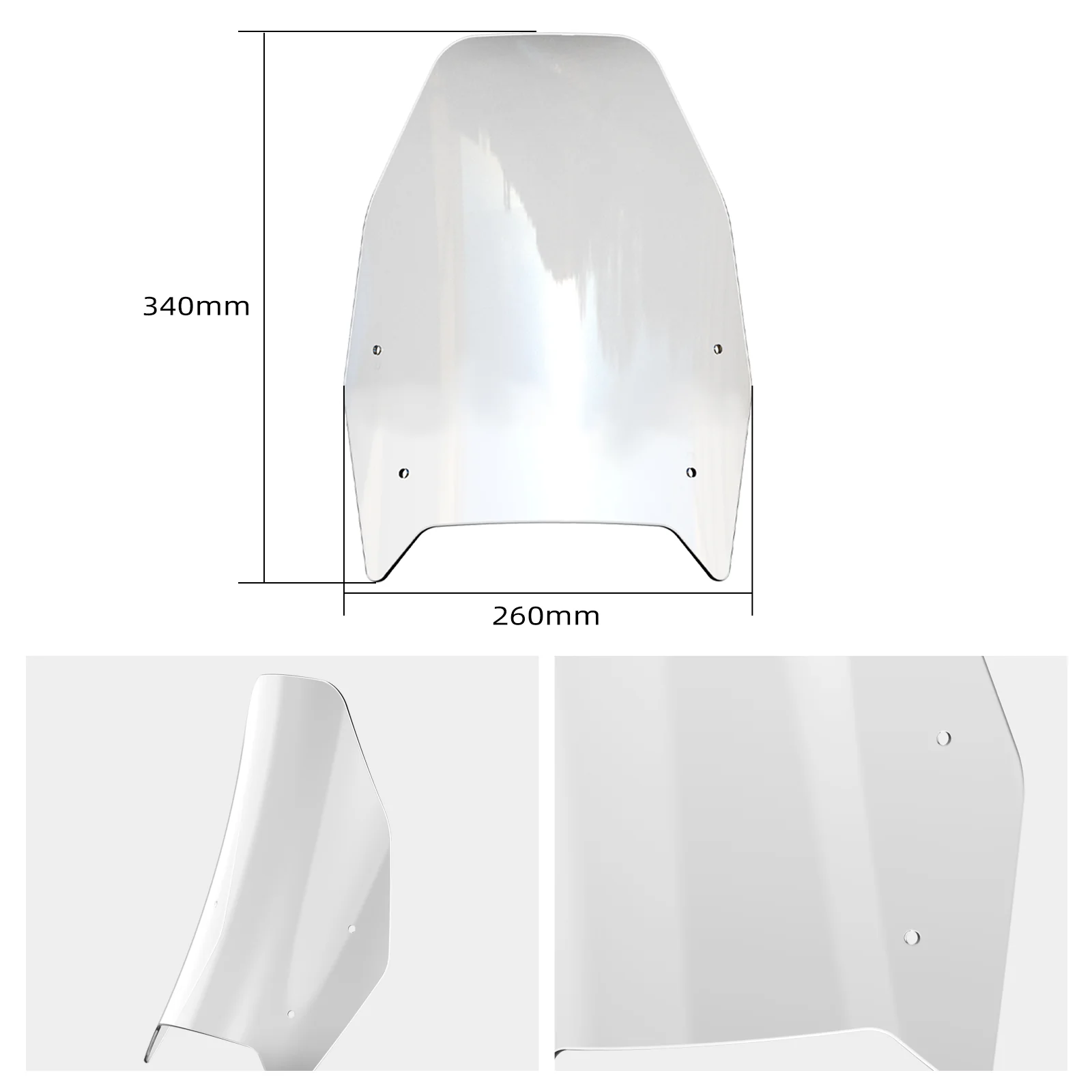 Windshield Windscreen For Yamaha Tenere 700 / XTZ700 2019-2024 - Image 4