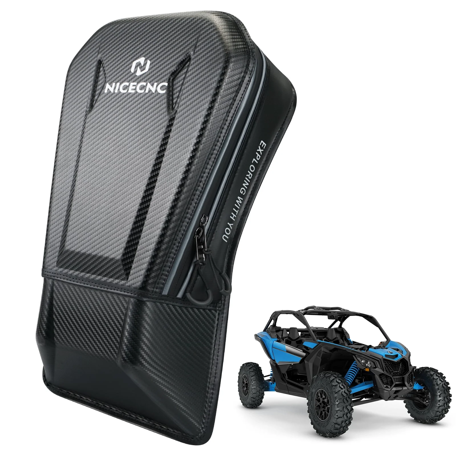 UTV Rear Seat Center Bag Storage Bag Large Capacity For Can Am Maverick X3 2017-2023 - Image 11