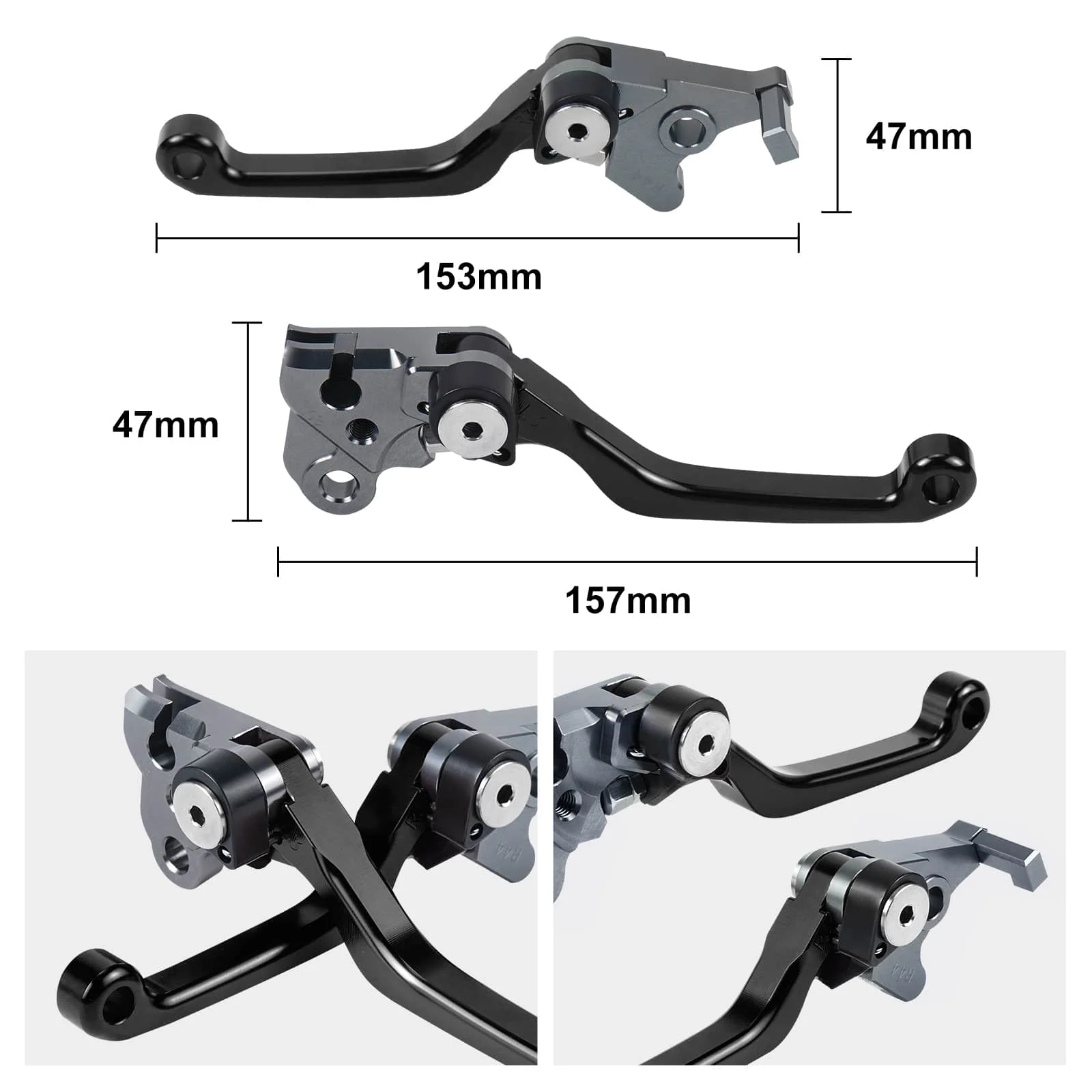 Pivot Dirtbike Brake Clutch Lever Set For Honda XR650L 1993-2023 - Image 11