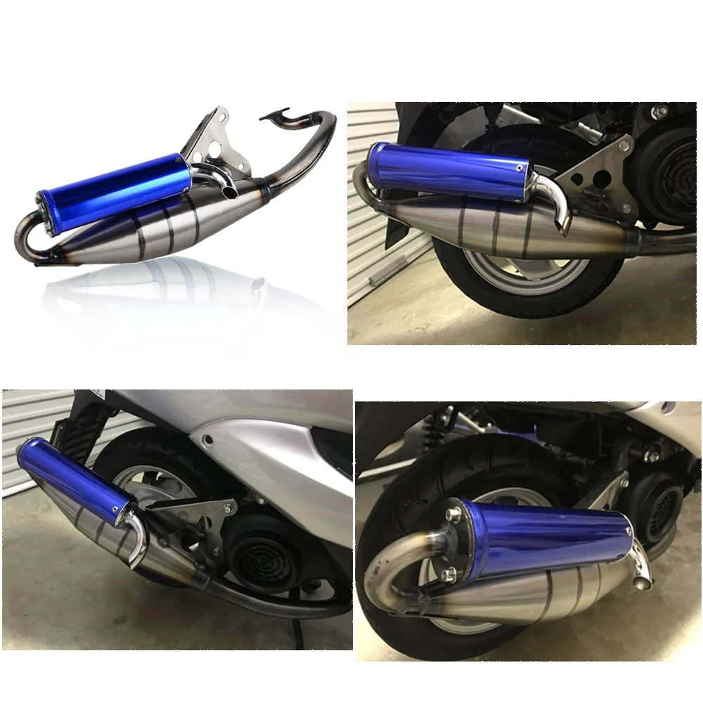 Exhaust Muffler For Yamaha 50cc Scooter JOG Minarelli Moped Breeze 1E40QMB 1PE40QMB - Image 2