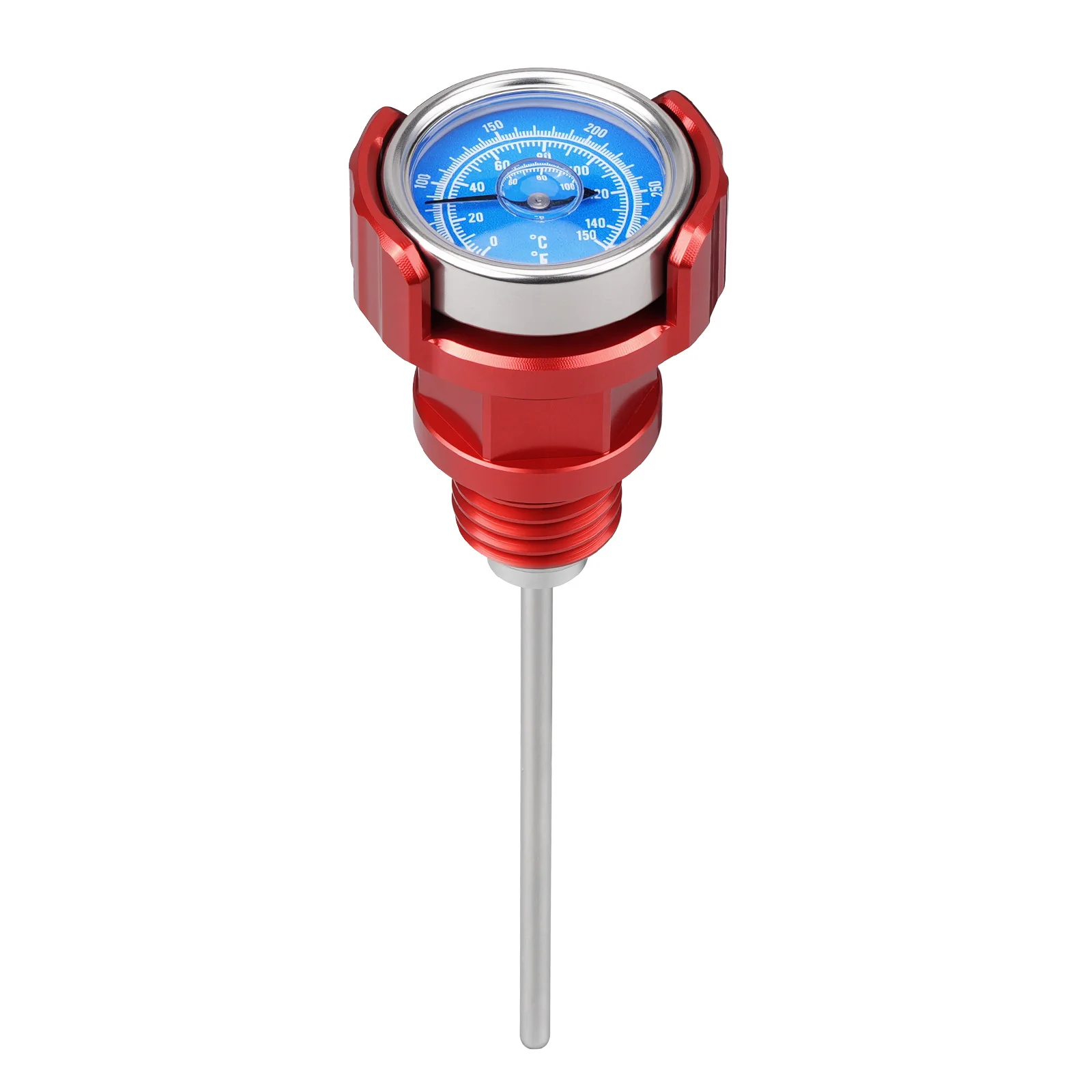 Oil Dipstick Lever Plug w/Rotatable Temp Gauge For Yamaha Banshee 350 - Image 9