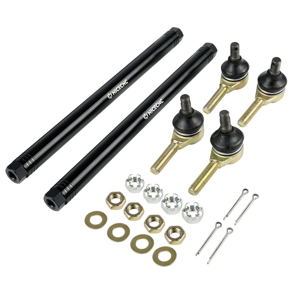 ATV Tie Rods w/Tie Rod Ends Ball Joints Kit For Yamaha Banshee Wolverine 350 - Image 6