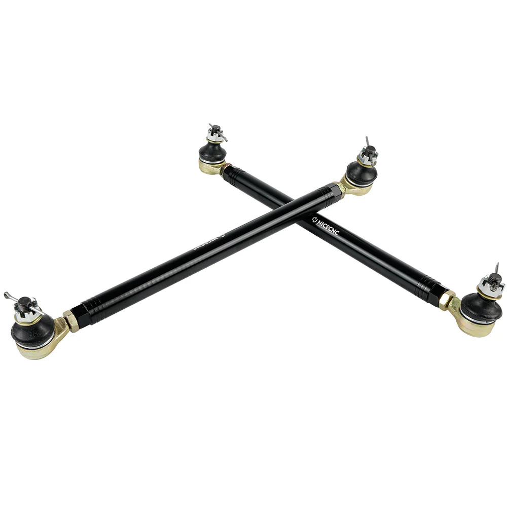 ATV Tie Rods w/Tie Rod Ends Ball Joints Kit For Yamaha Banshee Wolverine 350 - Image 9