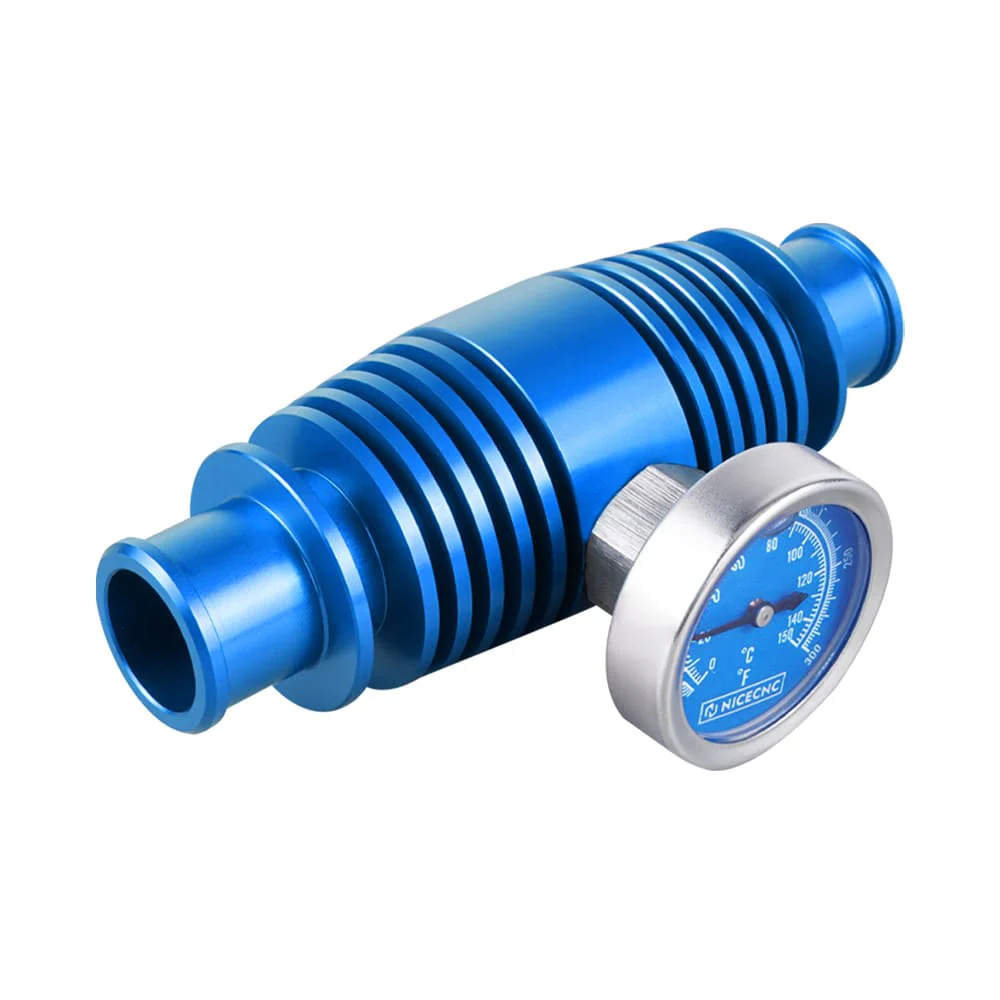 ATV Radiator Inline Cooler w/Temperature Gauge For Honda TRX 450R / 250R / 700XX - Image 11