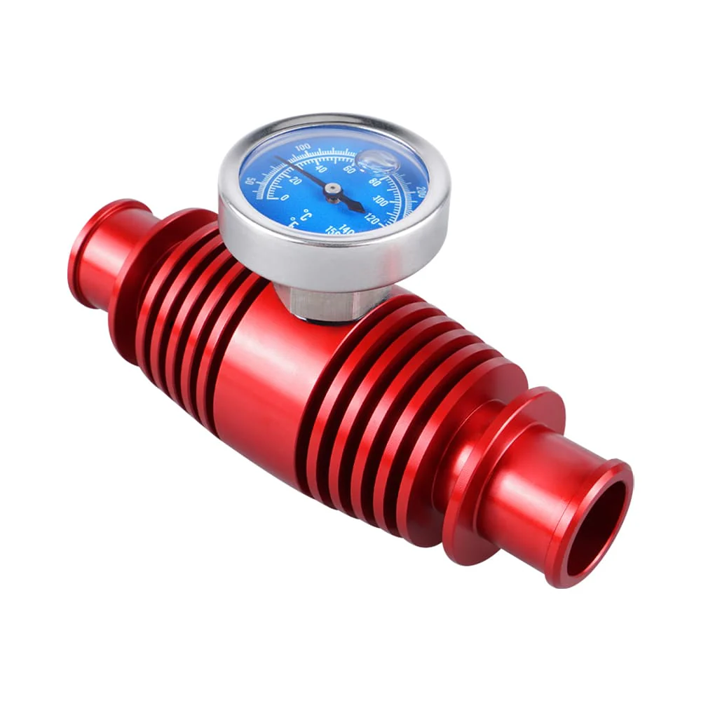 ATV Radiator Inline Cooler w/Temperature Gauge For Honda TRX 450R / 250R / 700XX - Image 8
