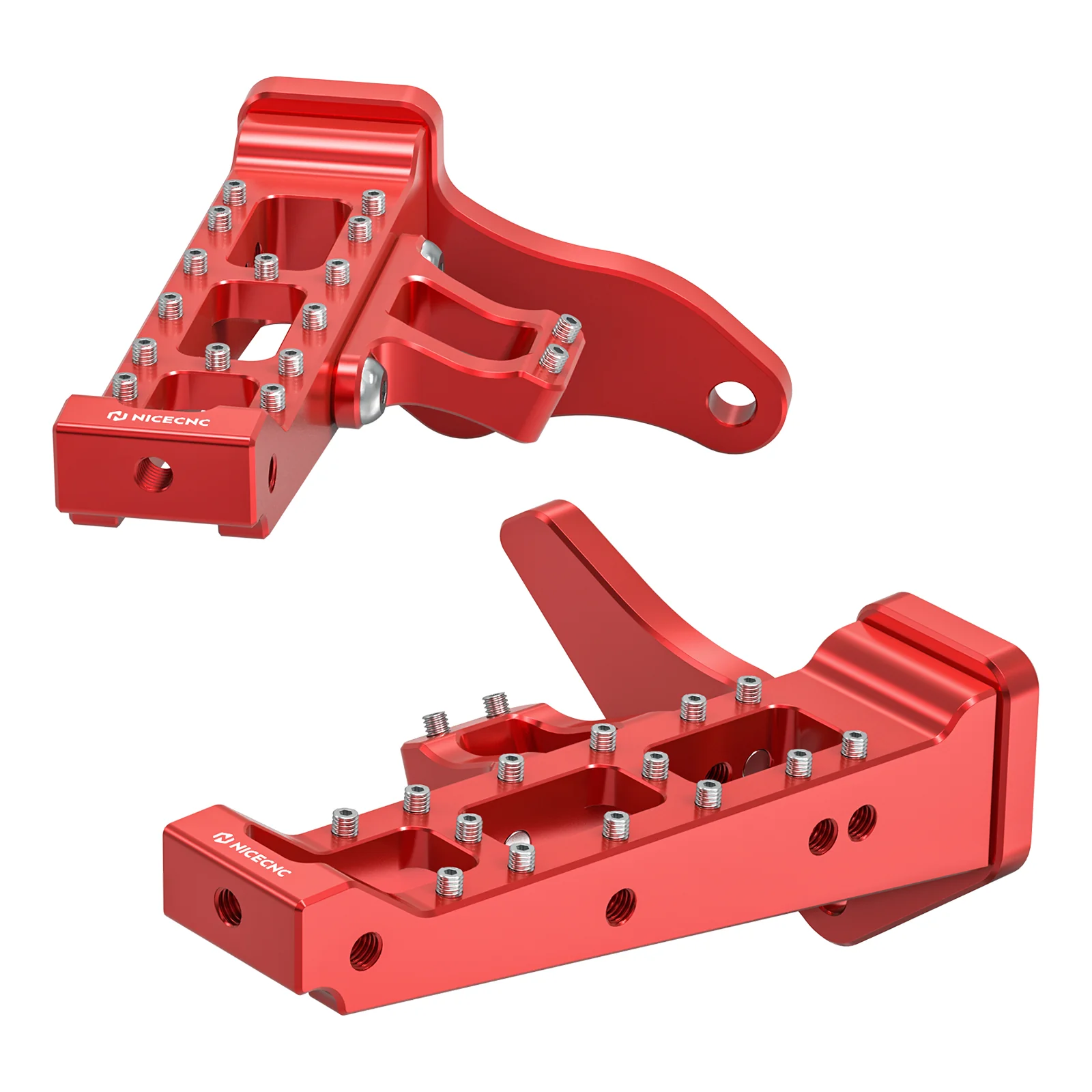 ATV Extended Wider Foot Pegs Rest Pedals For Yamaha Banshee 350 1987-2006 - Image 7