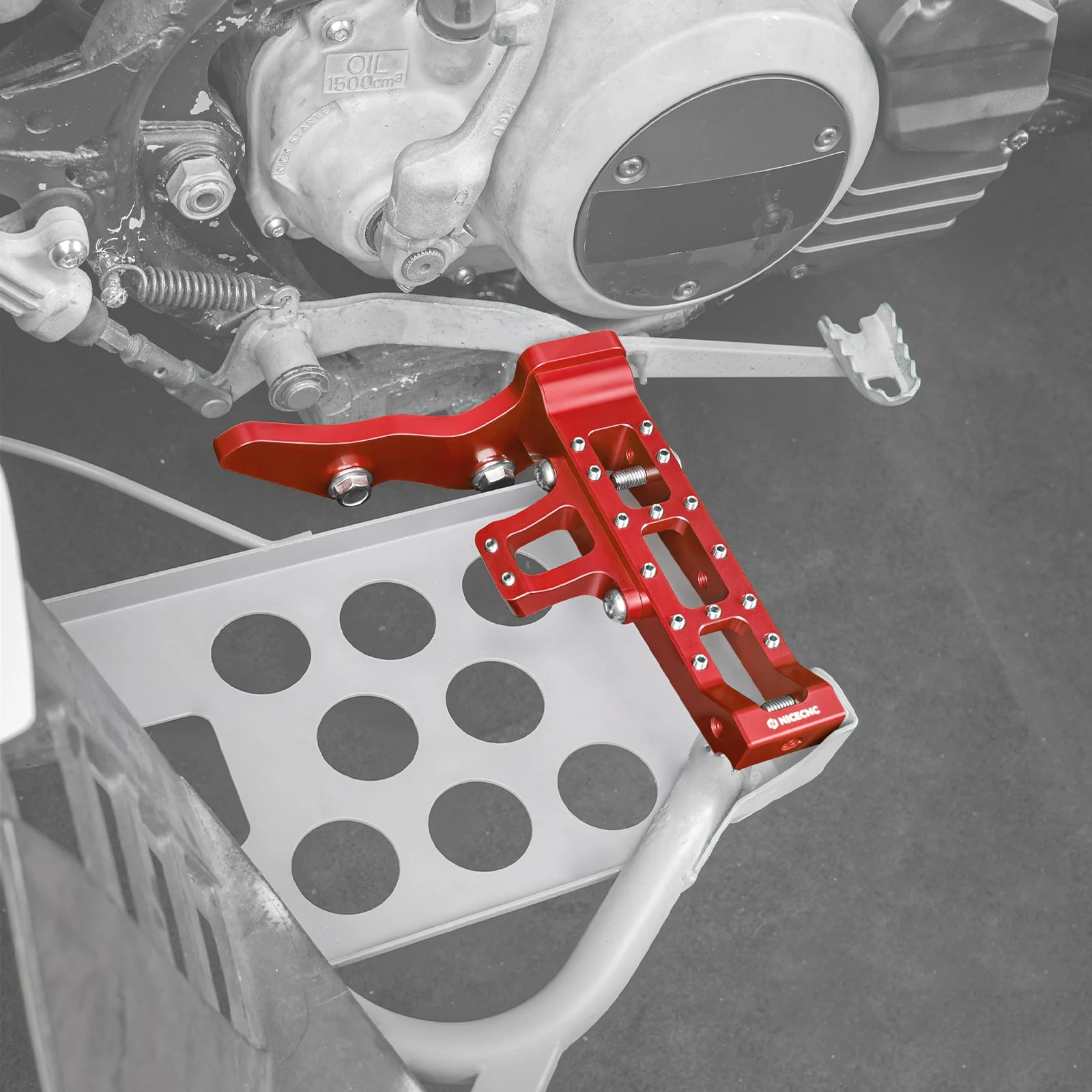 ATV Extended Wider Foot Pegs Rest Pedals For Yamaha Banshee 350 1987-2006 - Image 11