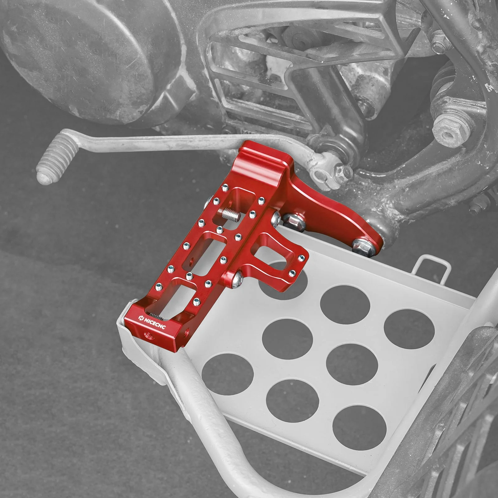 ATV Extended Wider Foot Pegs Rest Pedals For Yamaha Banshee 350 1987-2006 - Image 9
