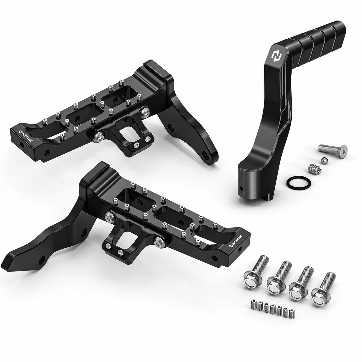 Extended Foot Pegs + Kick Starter Lever For Yamaha Banshee 350 - Image 20
