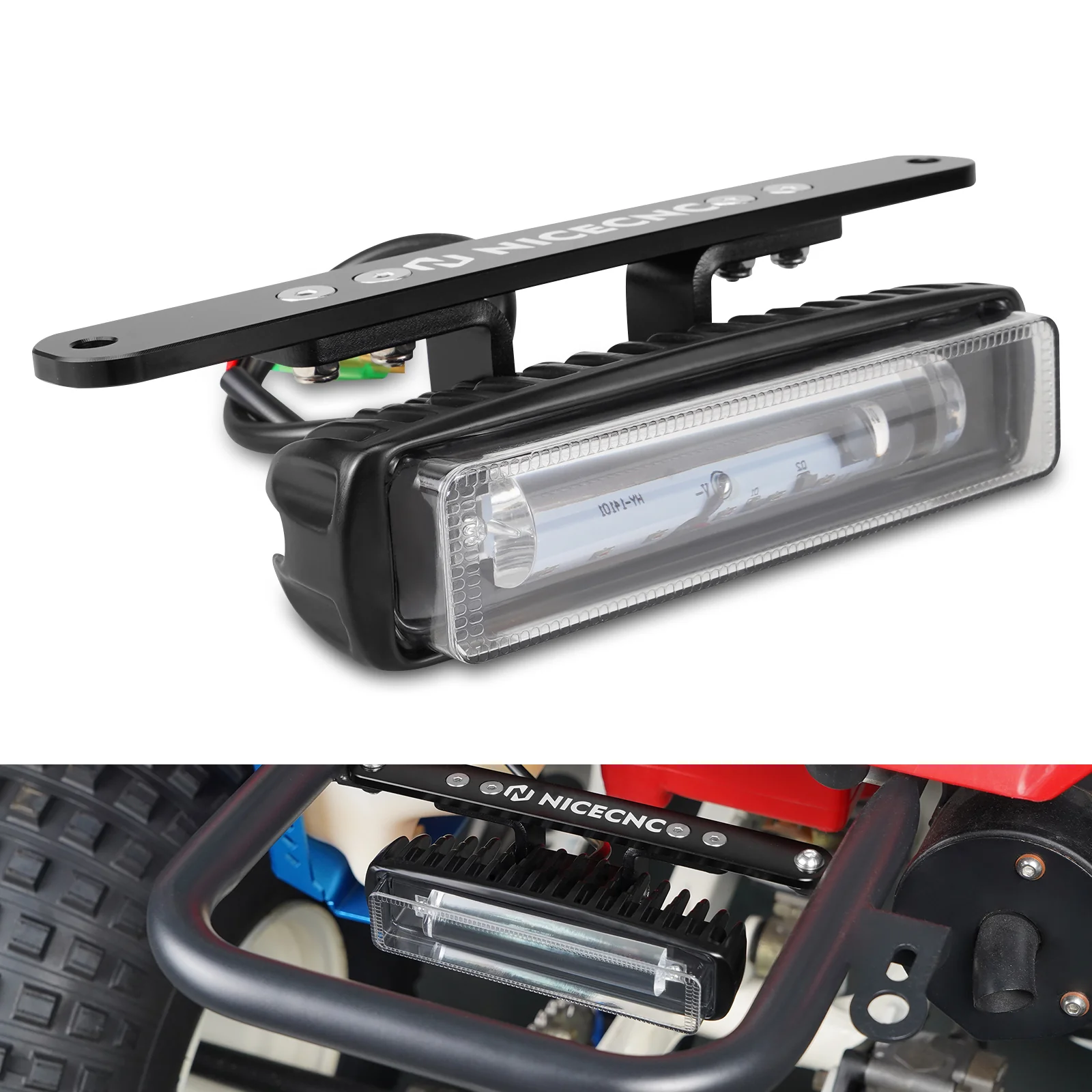 Plug & Play LED Rear Brake Light w/Bracket For Yamaha Warrior Banshee 350 Blaster 200 - Image 9