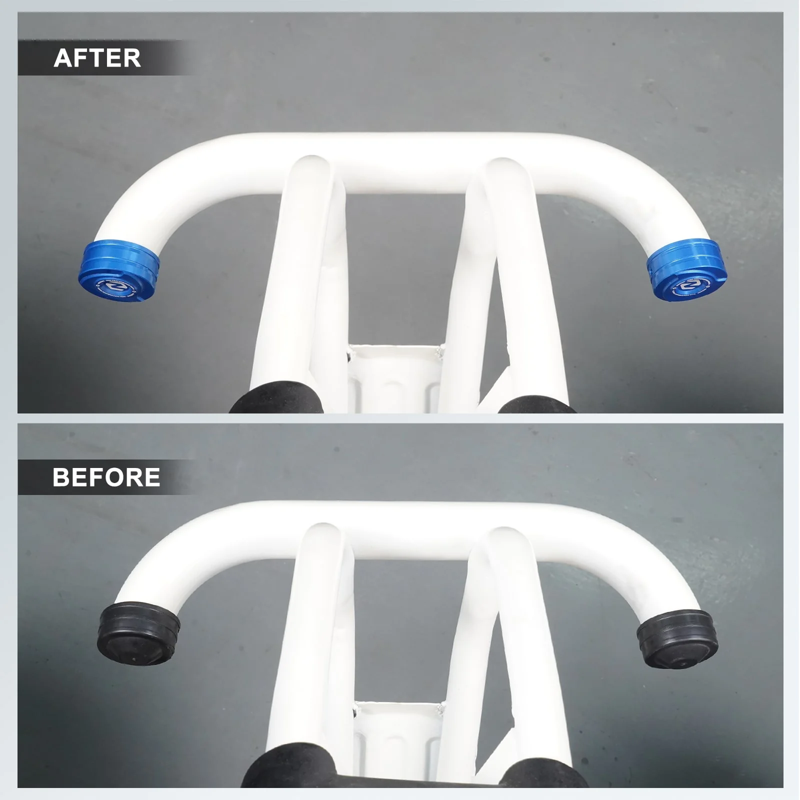 ATV Front Bumper End Caps Plugs Damper Brace For Yamaha Blaster 200 - Image 11