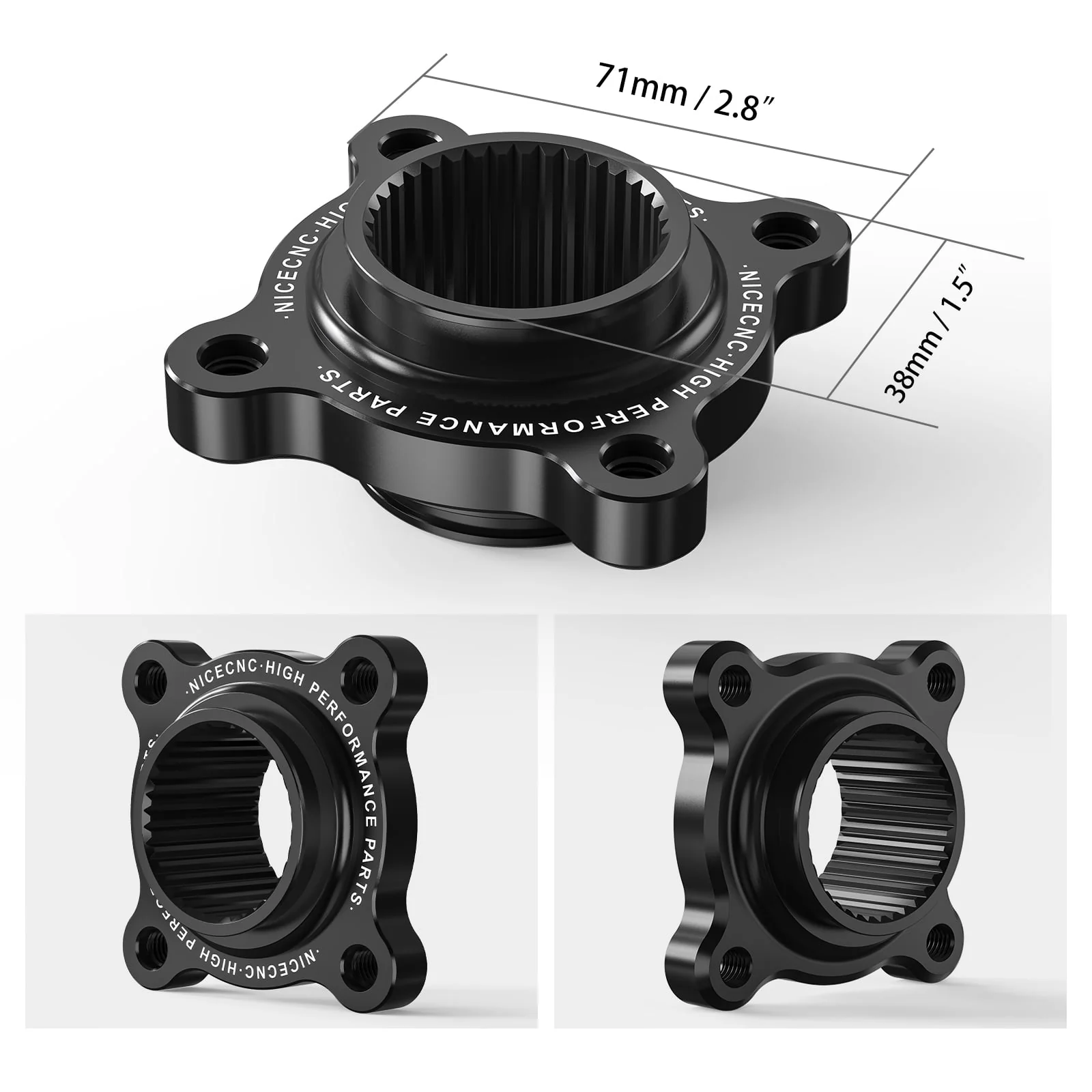 ATV Rear Axle Brake Rotor Disc Hub Bracket For Yamaha Blaster 200 - Image 3
