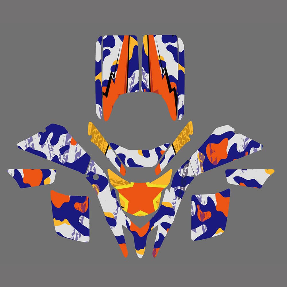 New Style Decals Stickers Graphics for YAMAHA BLASTER YFS 200 - Image 6