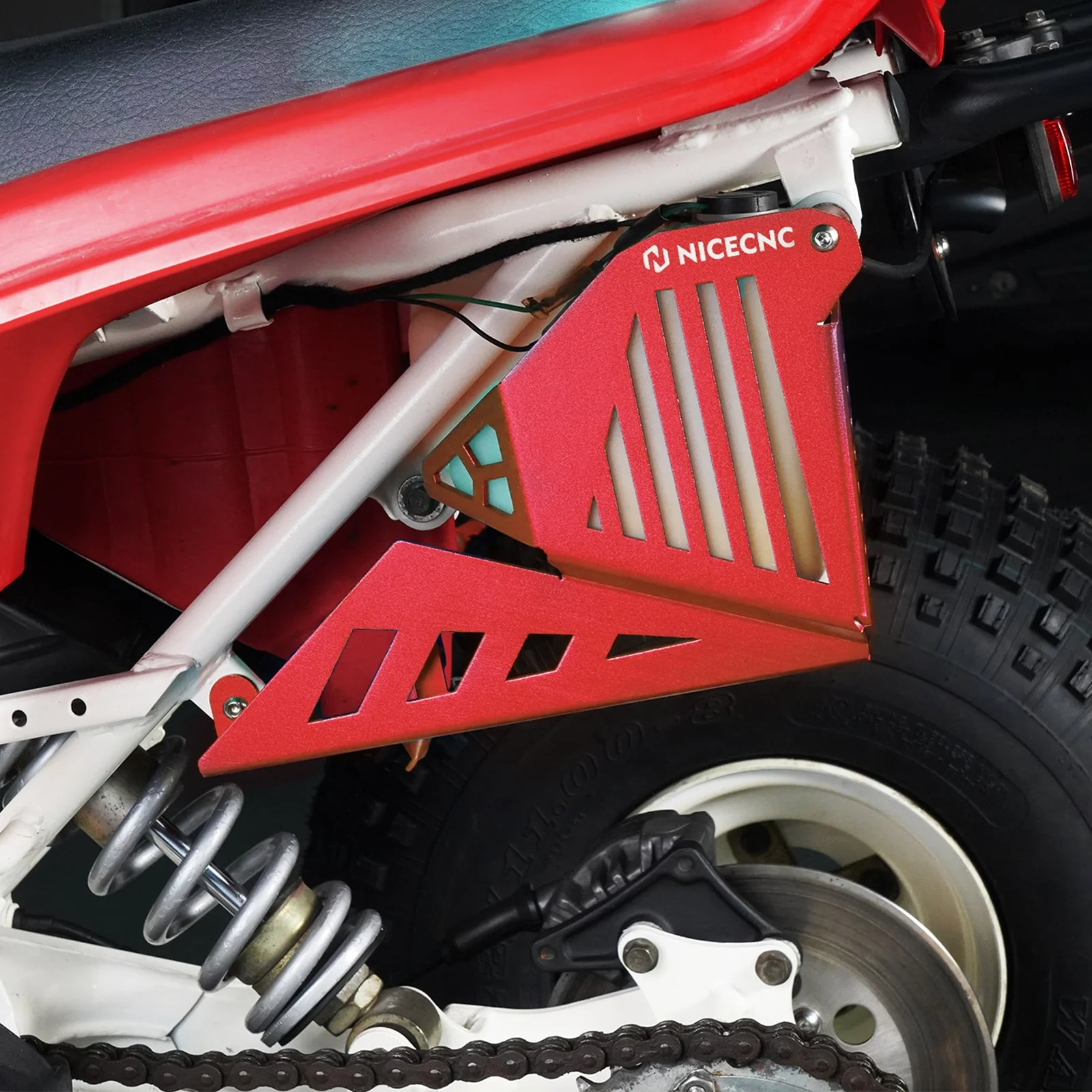ATV Oil Tank Reservoir Cover Bracket Shield Guard For Yamaha Blaster 200 - Image 2