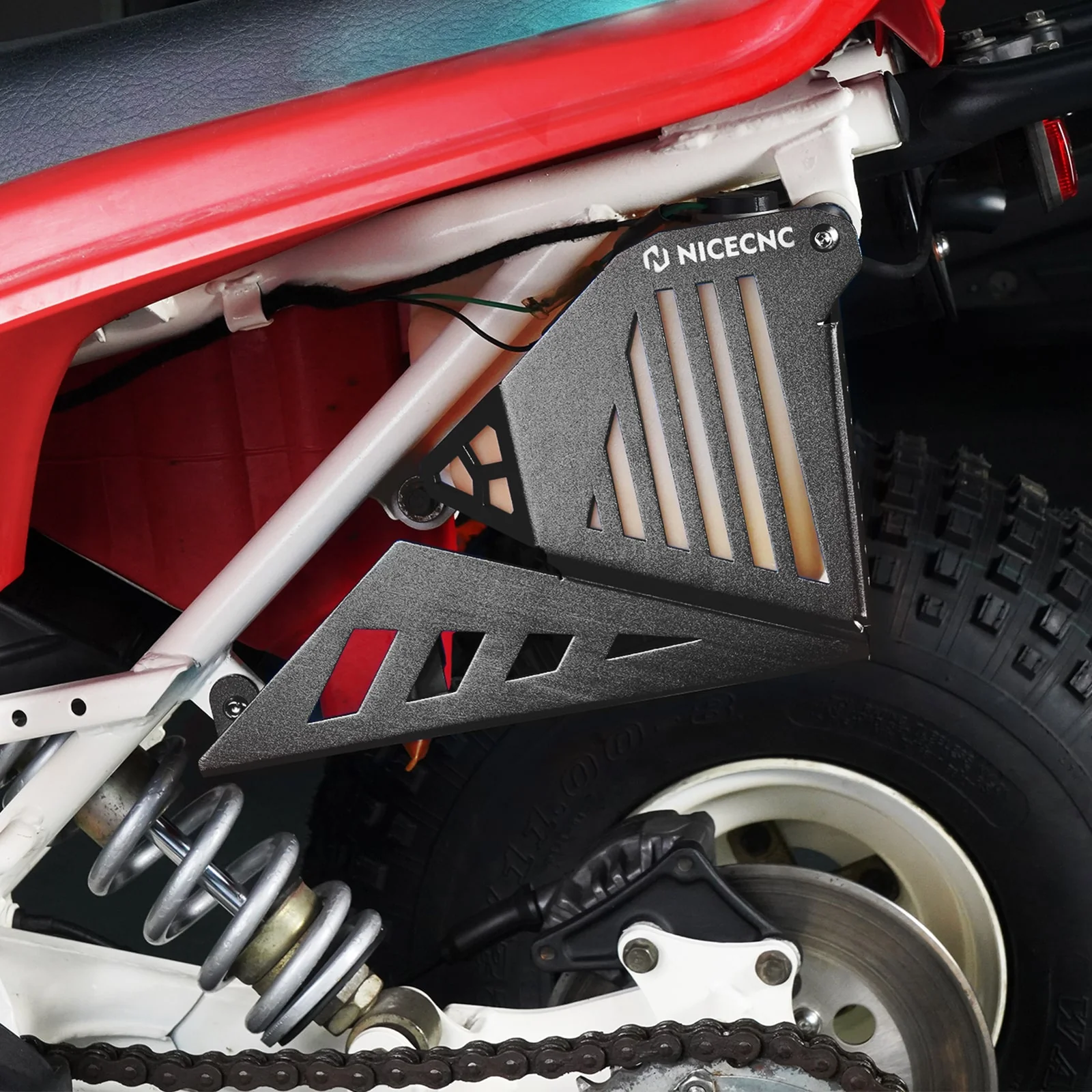 ATV Oil Tank Reservoir Cover Bracket Shield Guard For Yamaha Blaster 200 - Image 3