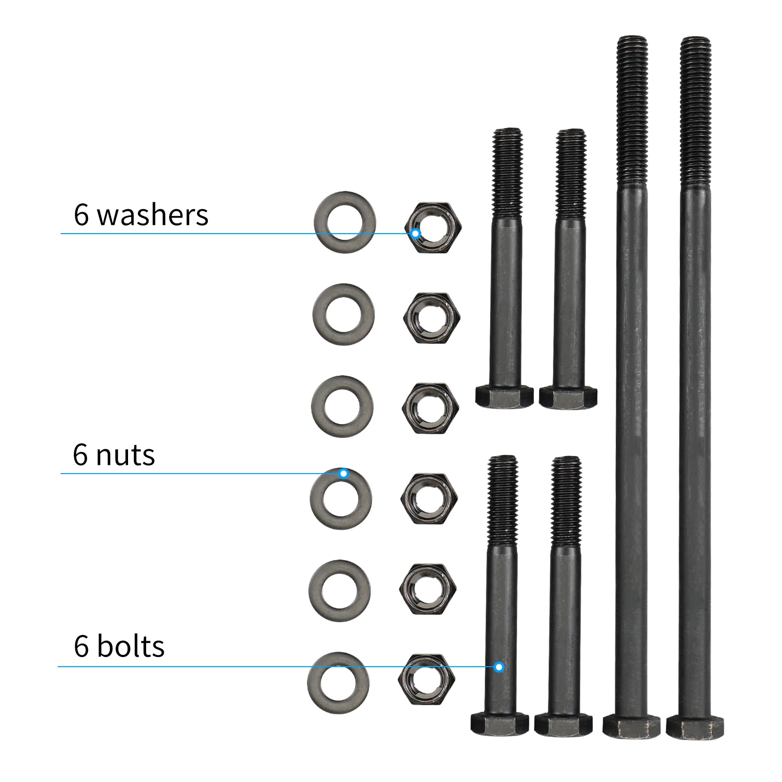 ATV Upper Lower A-Arm Bolts Nuts Pivot Shaft Kit For Yamaha Blaster 200 - Image 3
