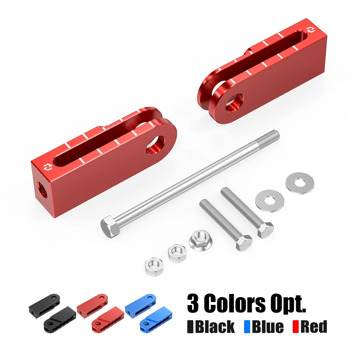 Axle Blocks Chain Adjusters Puller Carrier For Yamaha Blaster 200 Banshee 350