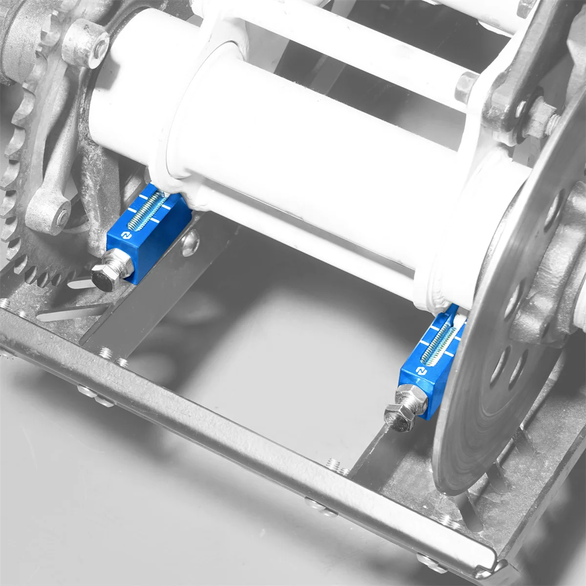 Axle Blocks Chain Adjusters Puller Carrier For Yamaha Blaster 200 Banshee 350 - Image 3