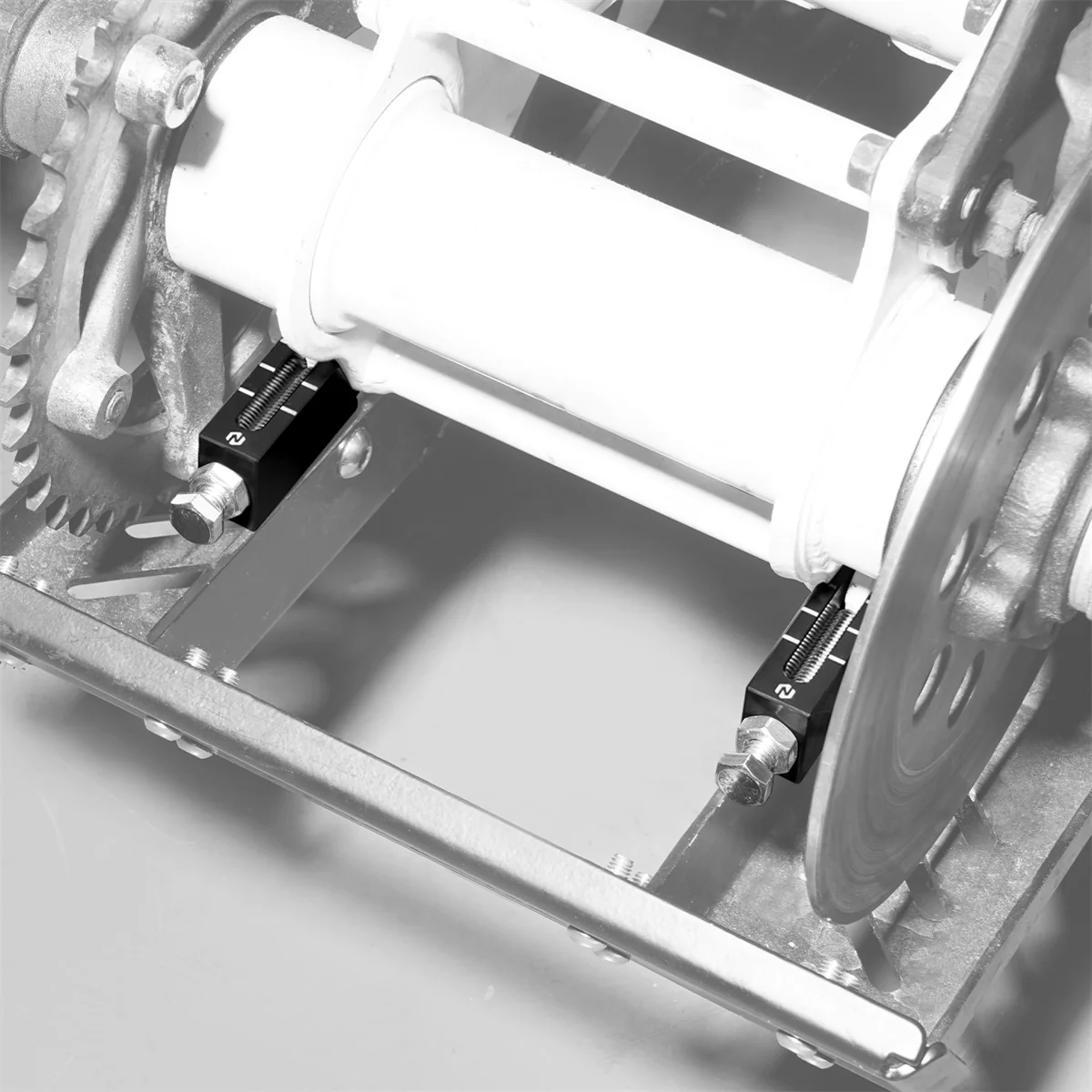 Axle Blocks Chain Adjusters Puller Carrier For Yamaha Blaster 200 Banshee 350 - Image 4