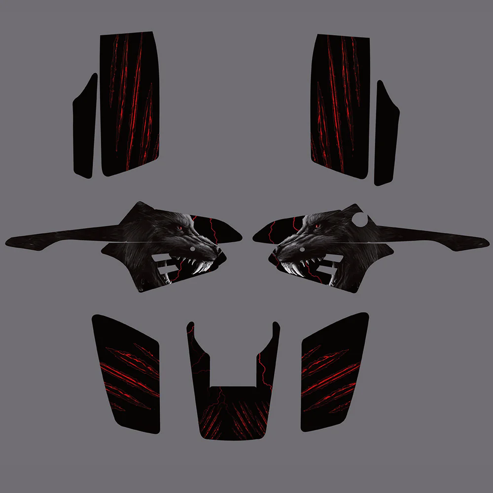 ATV Full Decal Sticker Graphics Kits For Yamaha Warrior350 1987-2004 - Image 2