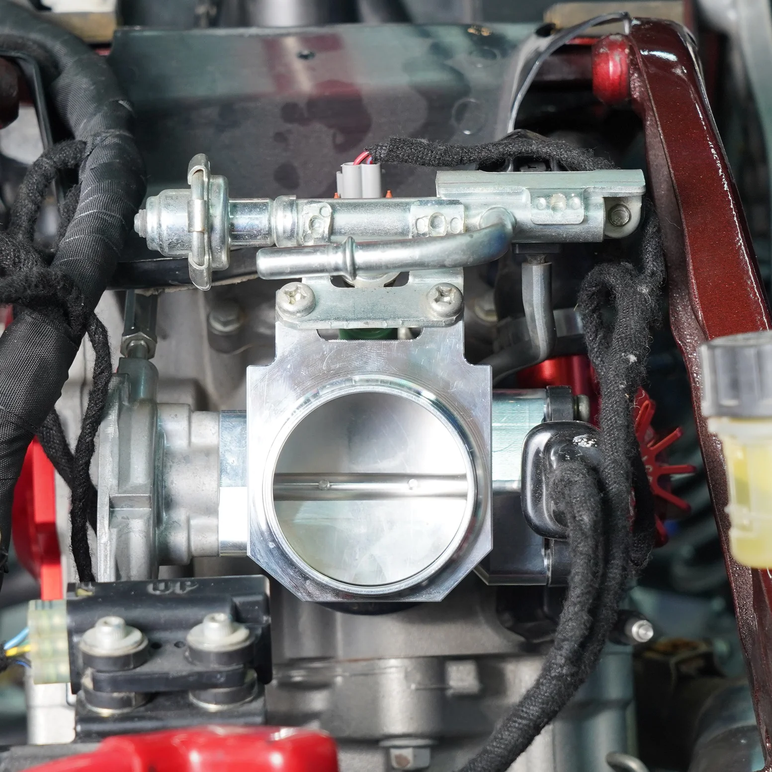 ATV 50MM Diameter Throttle Body Assembly Kit For Yamaha Raptor 700 700R - Image 2