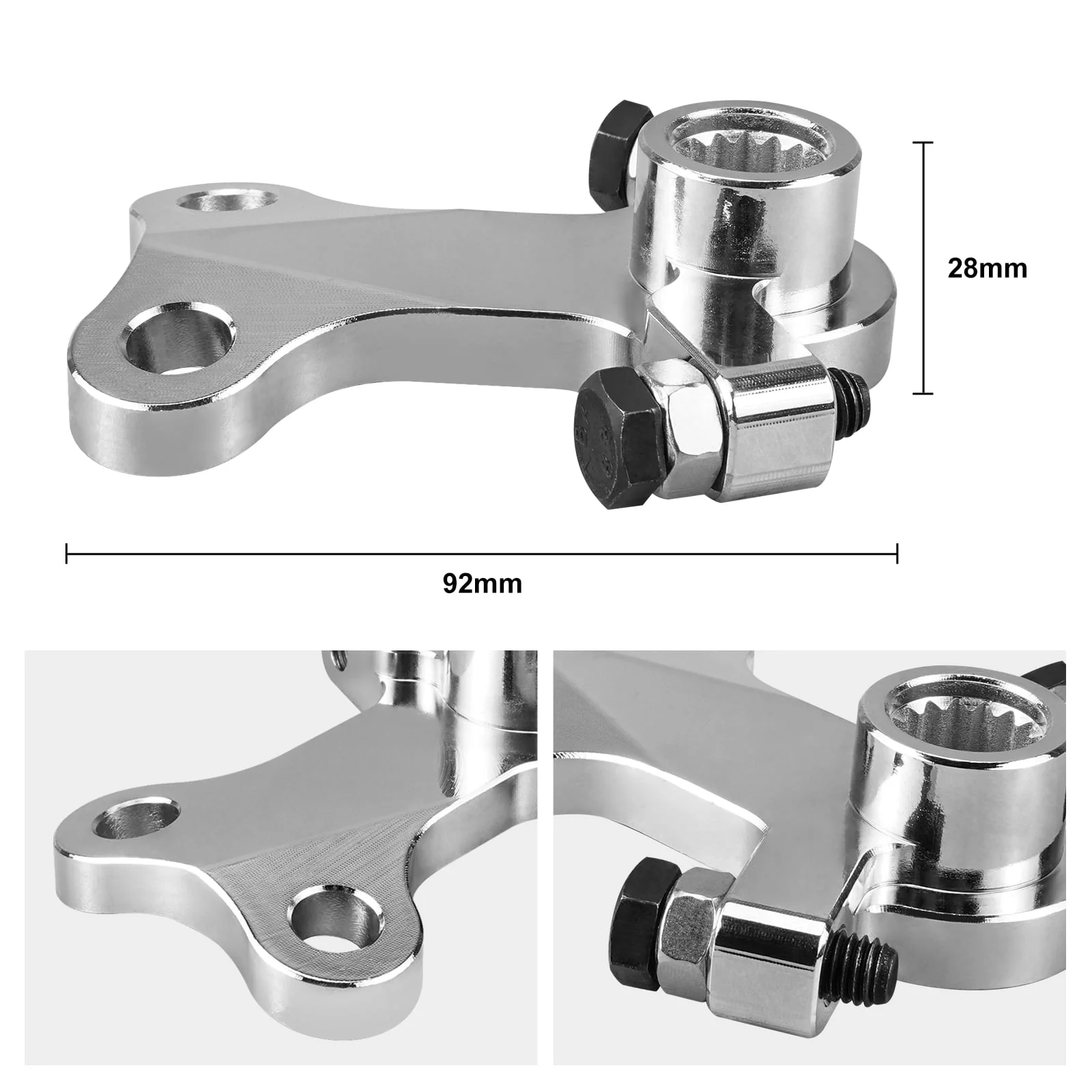 ATV Extended Steering Stem Pitman Arm For Yamaha Raptor 700 700R SE - Image 3