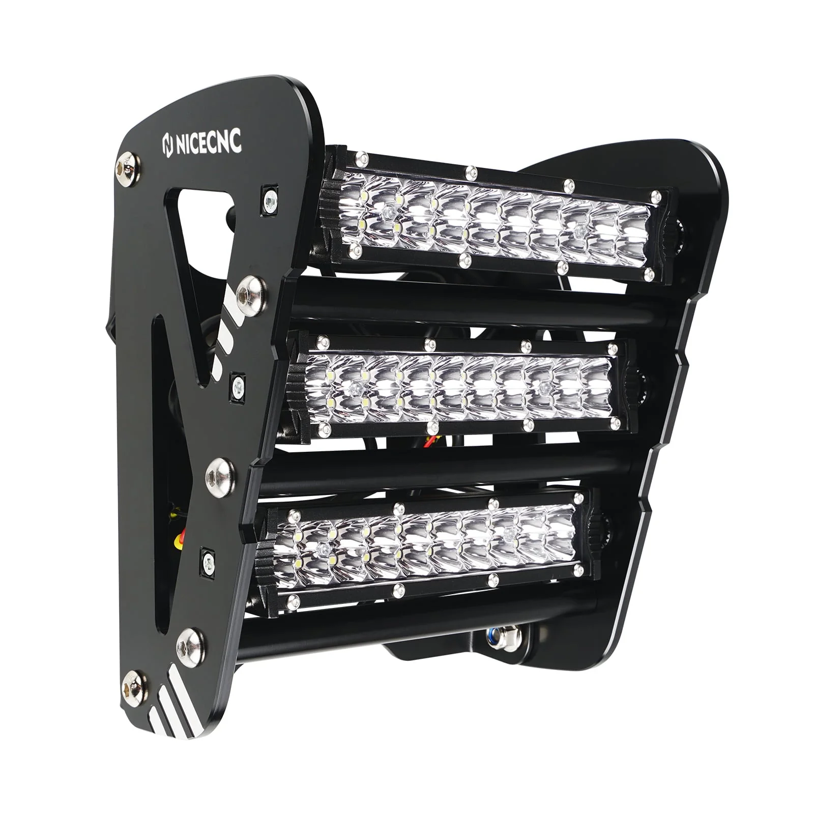 ATV Front Bumper w/LED Head Lights Bar Kit For Yamaha Raptor 700 R 2013-2026 - Image 10