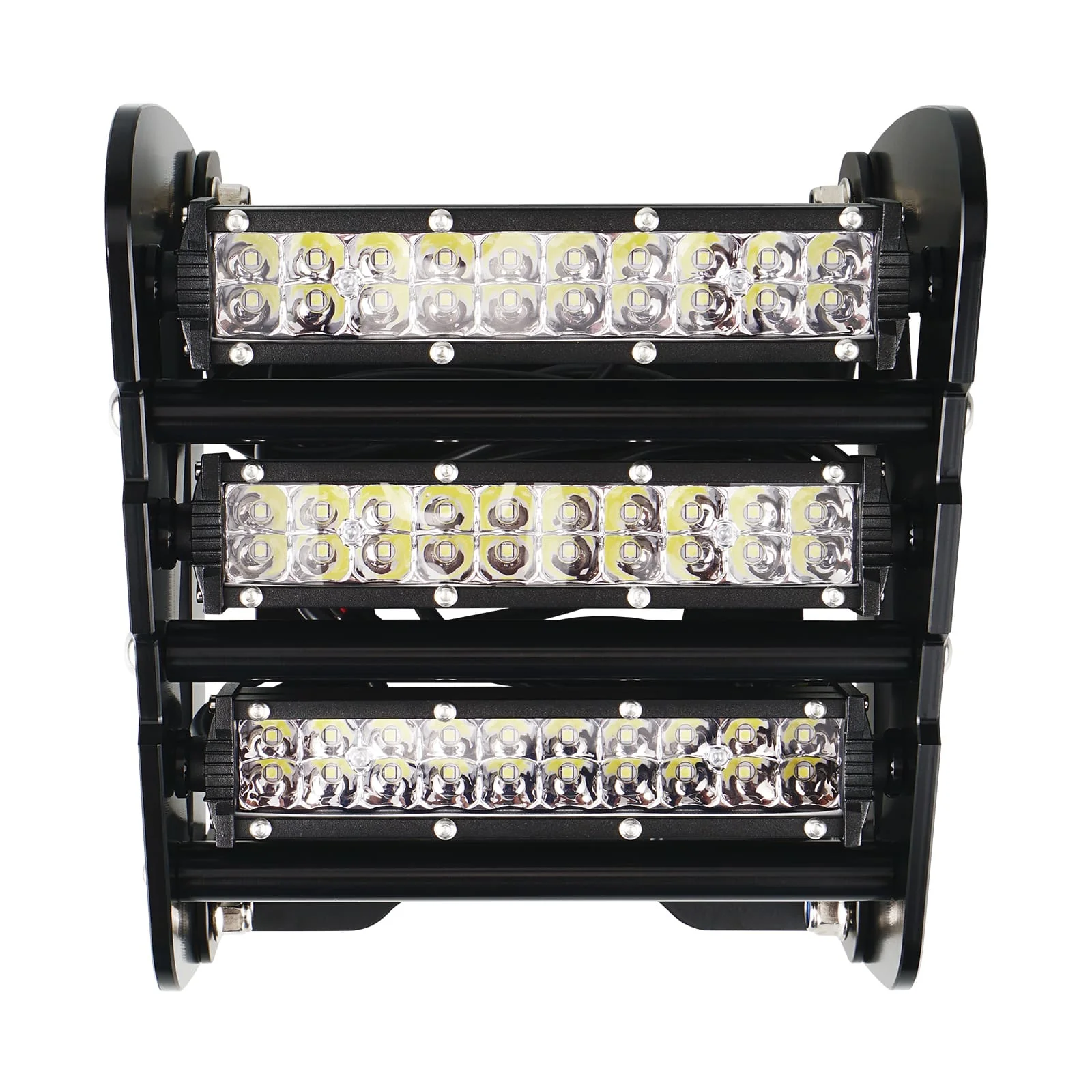 ATV Front Bumper w/LED Head Lights Bar Kit For Yamaha Raptor 700 R 2013-2026 - Image 6