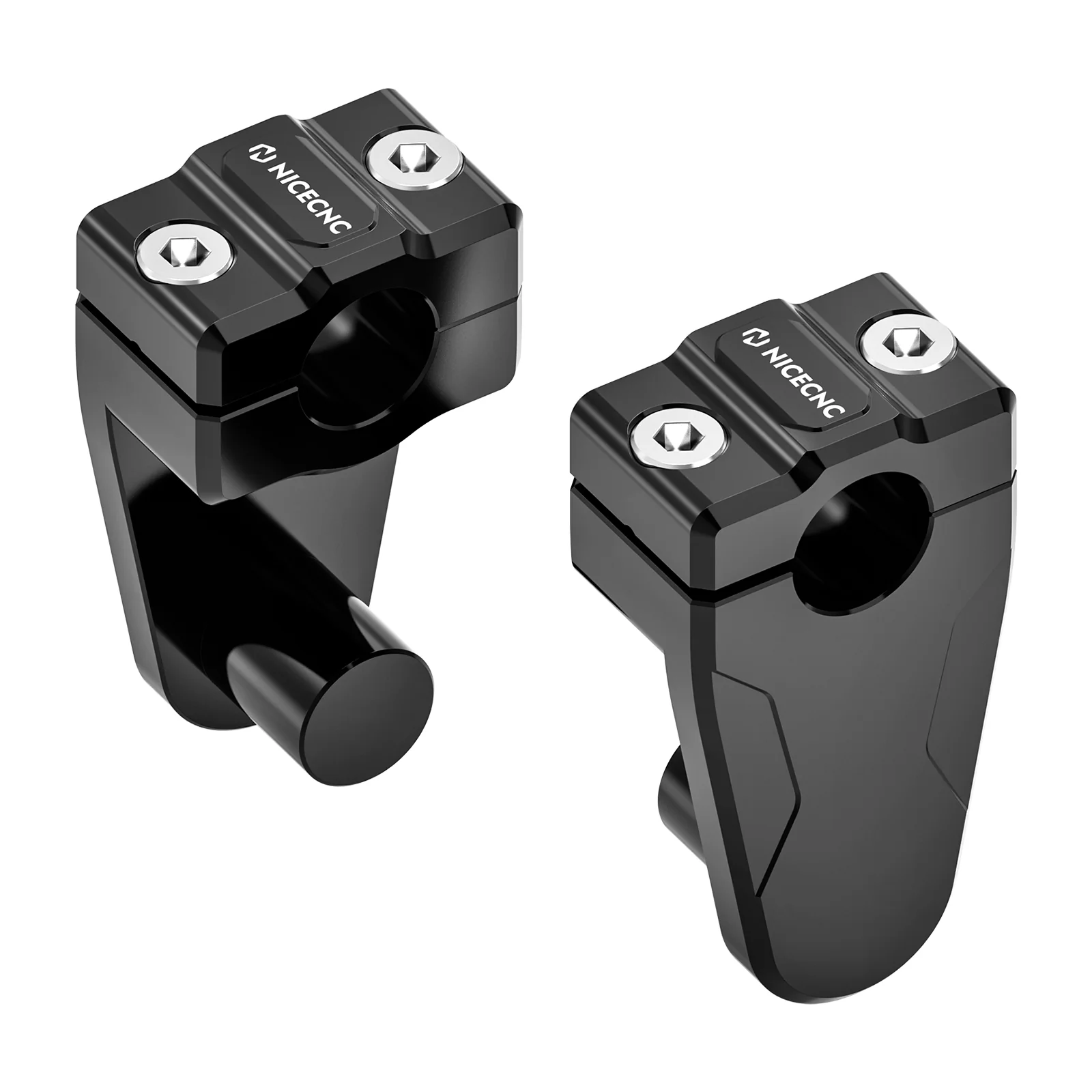ATV 2" Pivoting Handlebar Risers Mount Clamps For Yamaha Raptor 700 R Blaster Banshee - Image 17