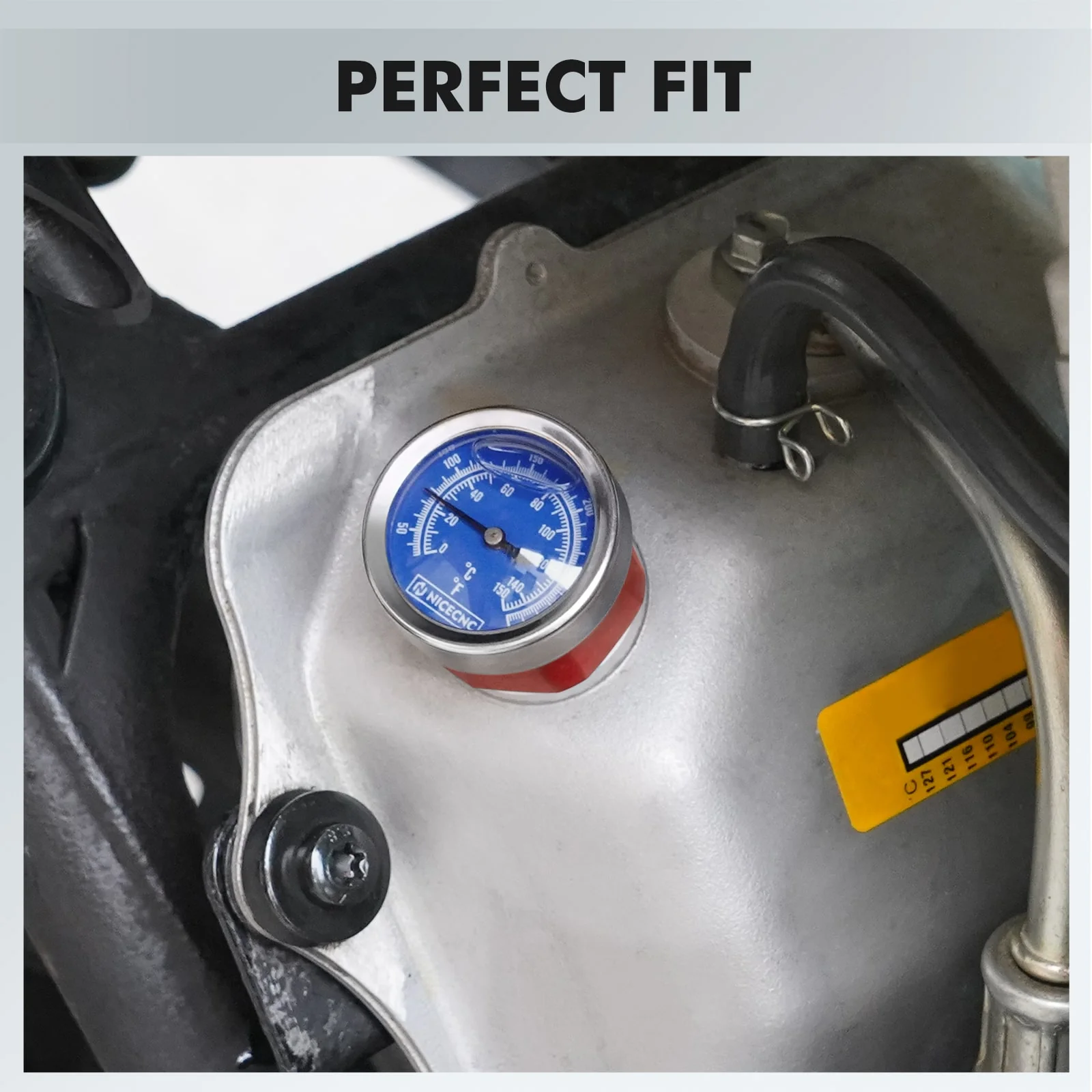 ATV Engine Oil Dipstick w/Temperature Gauge For Yamaha Raptor 700 700R 660R YFZ450 - Image 4