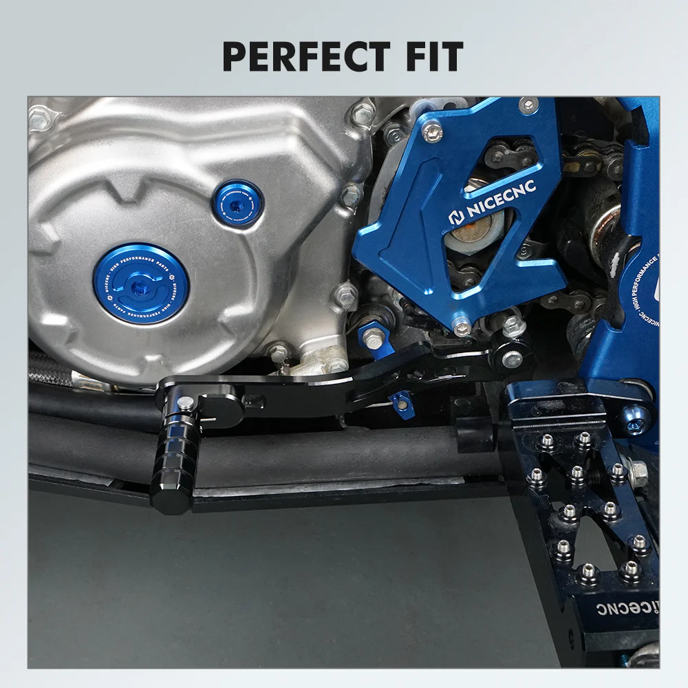ATV Folding Shift Lever + Adjustable Rear Foot Brake Pedal For Yamaha Raptor 700 R 13-26 - Image 33