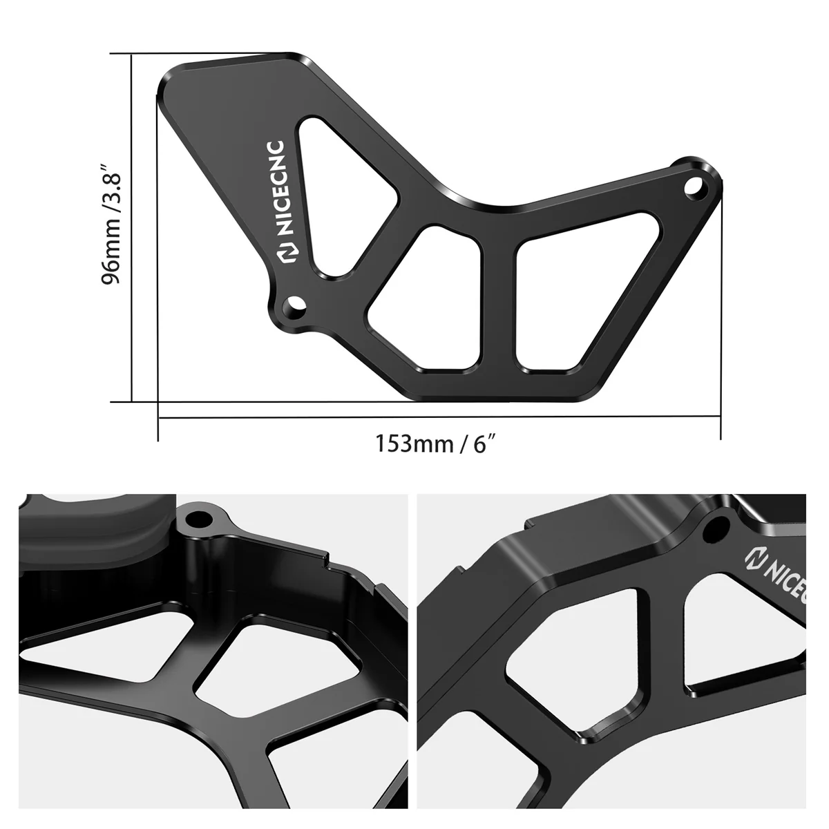 ATV Upgraded Case Saver Chain Guide Sprocket Cover For Yamaha Raptor 700 700R - Image 15