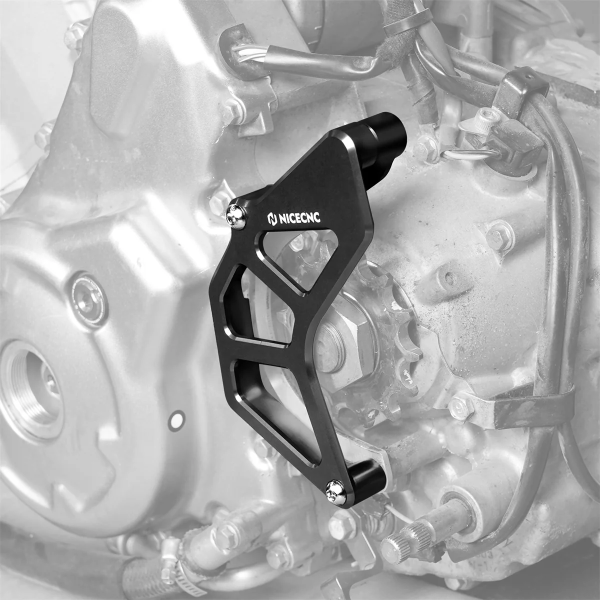 ATV Upgraded Case Saver Chain Guide Sprocket Cover For Yamaha Raptor 700 700R - Image 4