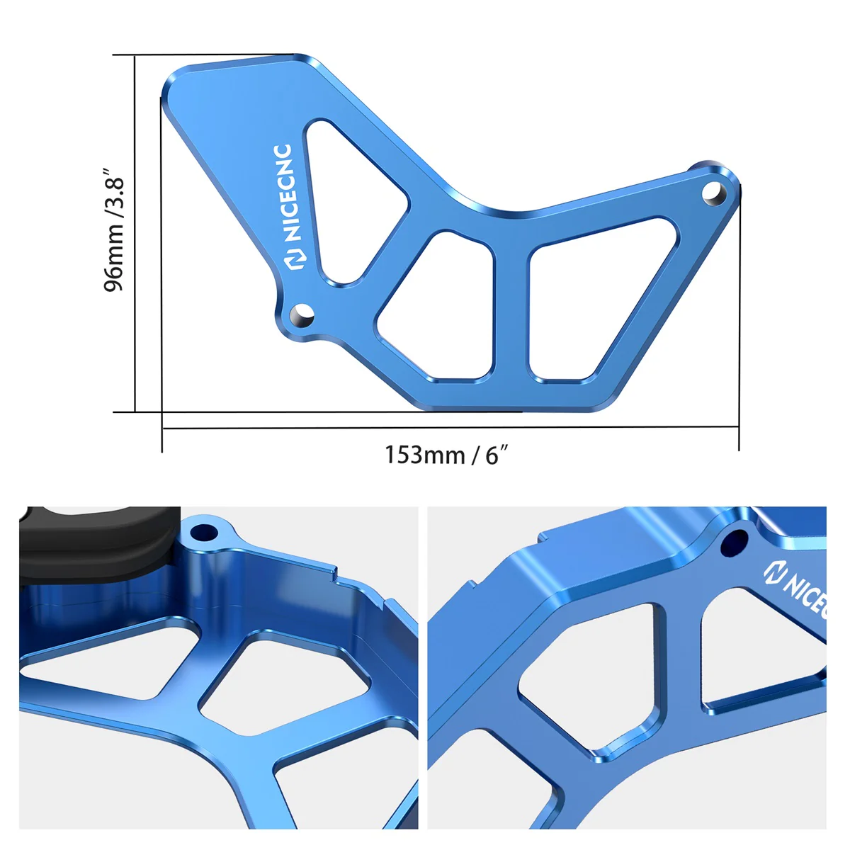 ATV Upgraded Case Saver Chain Guide Sprocket Cover For Yamaha Raptor 700 700R - Image 6