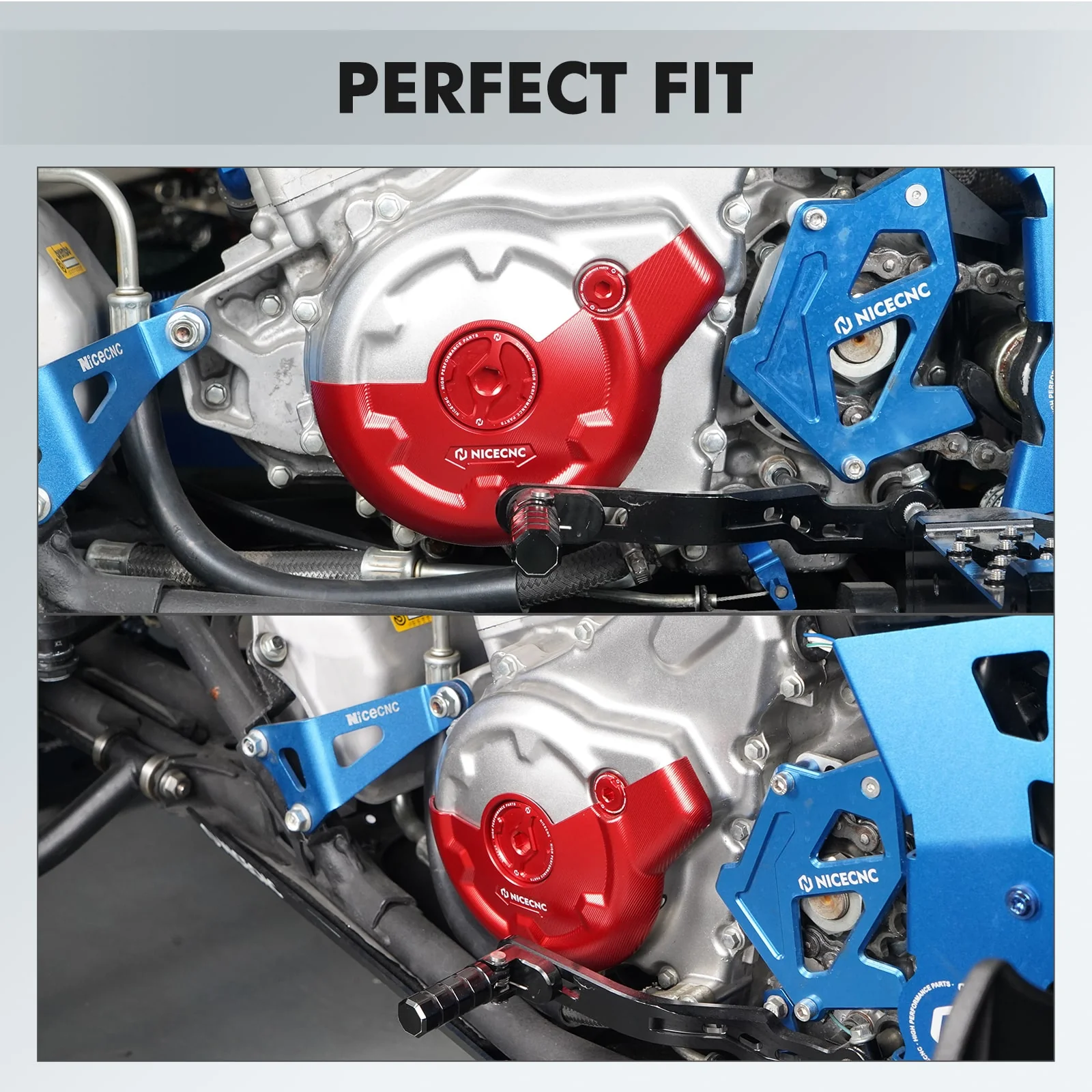 ATV Crankcase Cover & Engine Timing Plug Kit For Yamaha Raptor 700 R 2006-2026 - Image 3