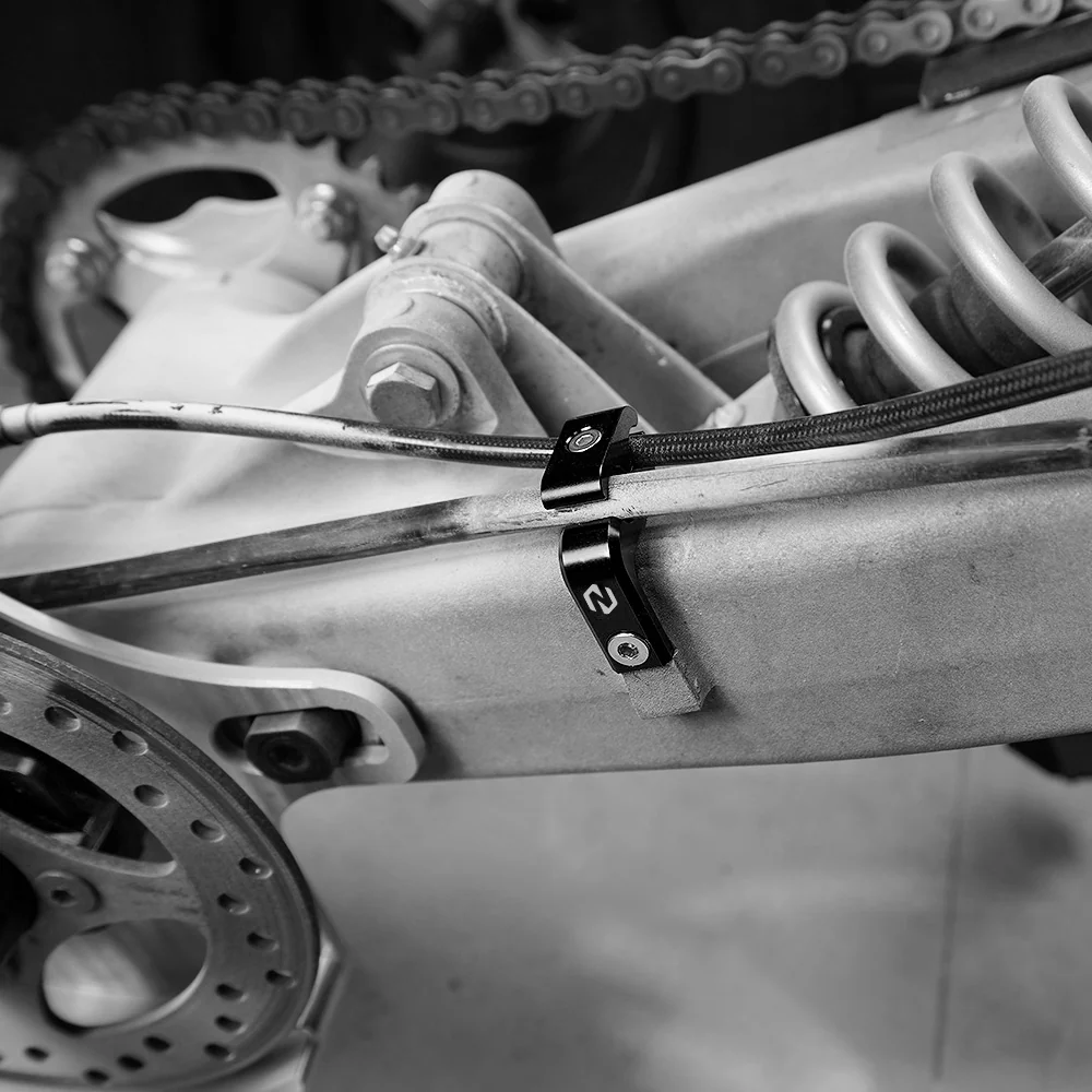 ATV Dual Brake Line Cable Hose Holder Clamp For Yamaha Raptor 700 700R 2006-2026 - Image 10