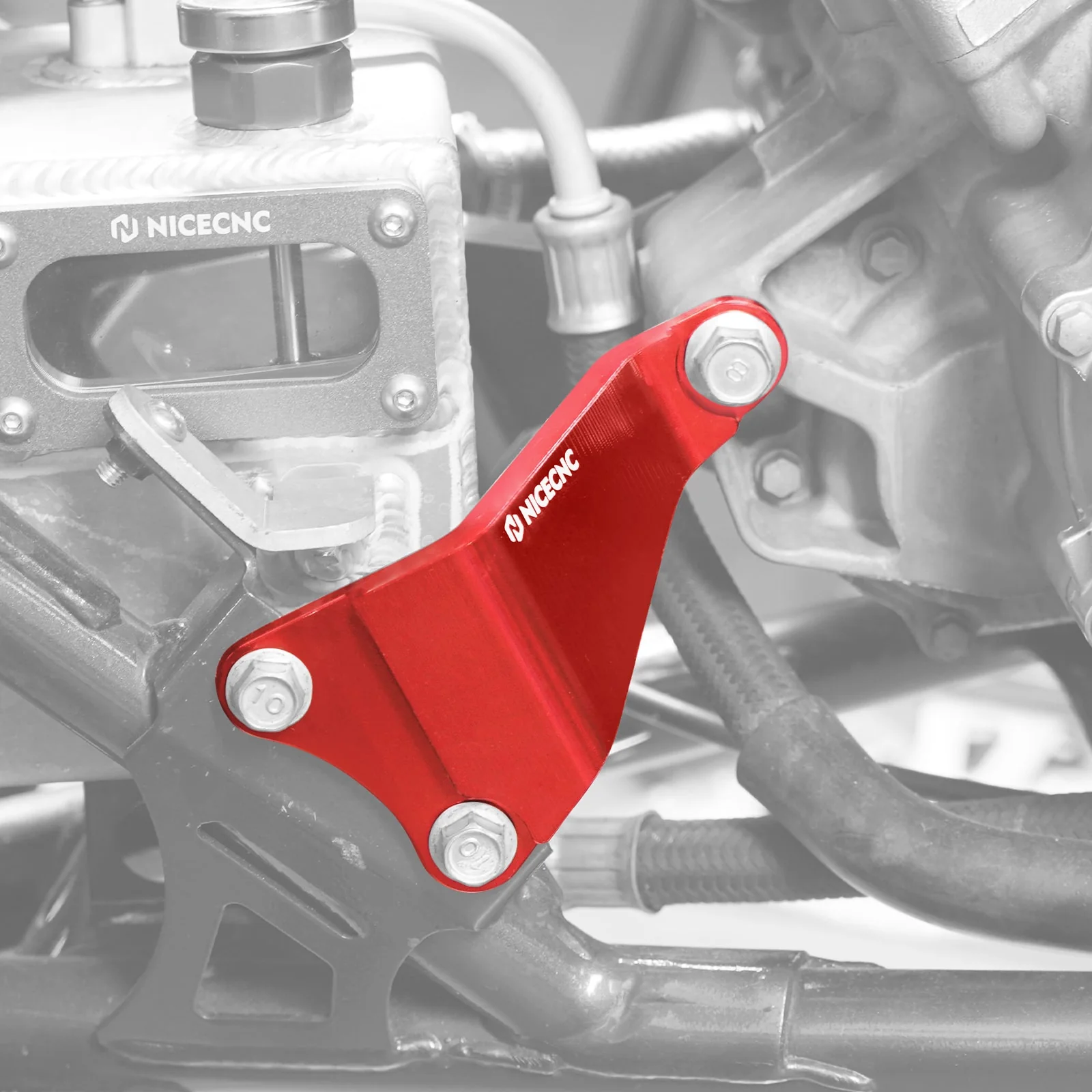 ATV Engine Stay Mounting Holder Brackets Kit For Yamaha Raptor 700 700R - Image 3