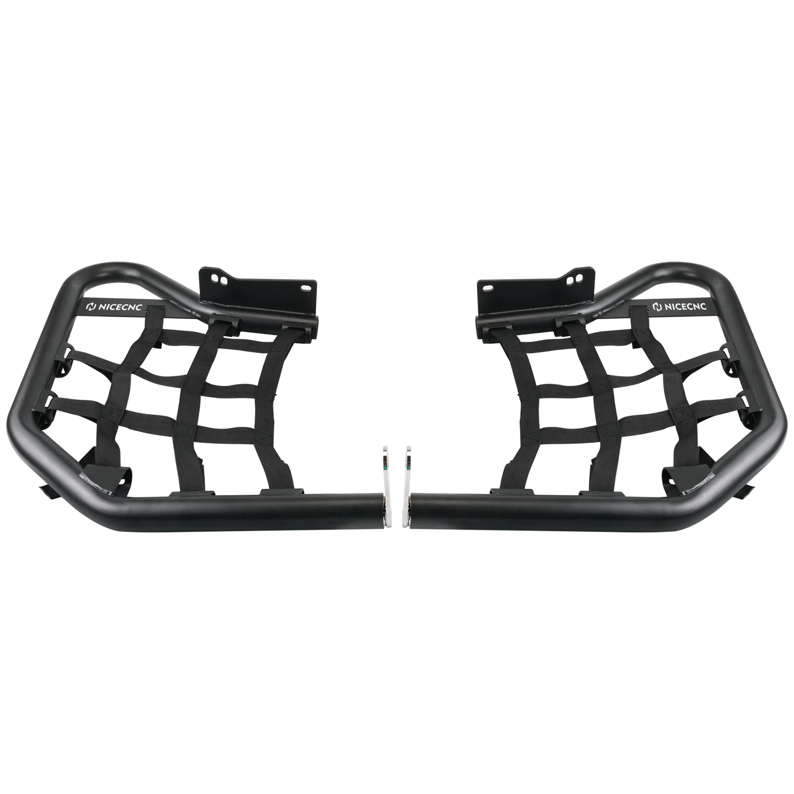 ATV Foot Peg Nerf Bars Heel Guards w/Webbing For Yamaha Raptor 700 700R 06-26 - Image 5
