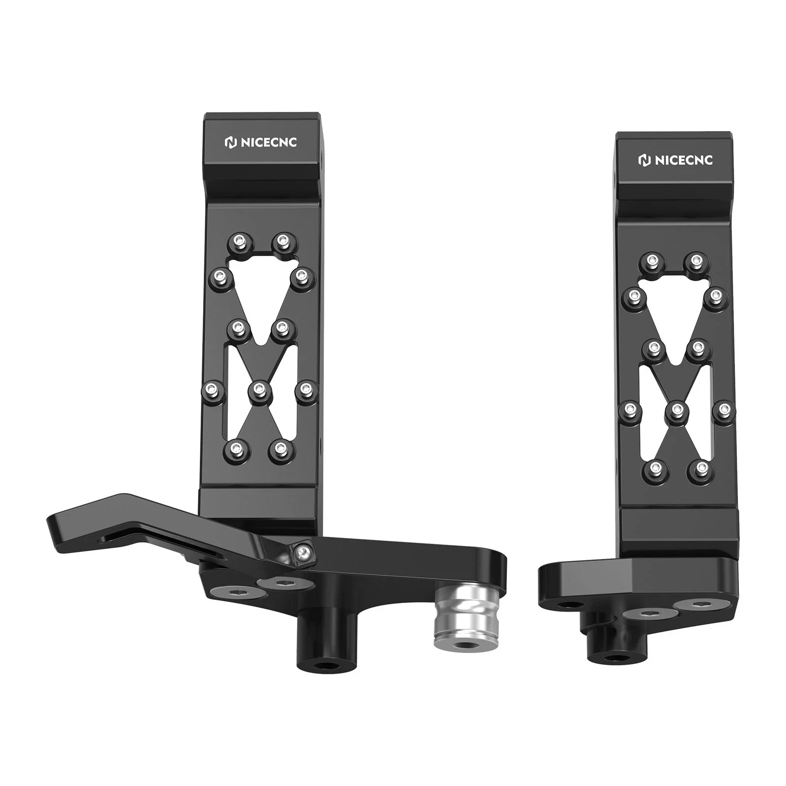 ATV Foot Pegs Footrest Pedals Assembly Kit For Yamaha Raptor 700 700R 2006-2023 - Image 5