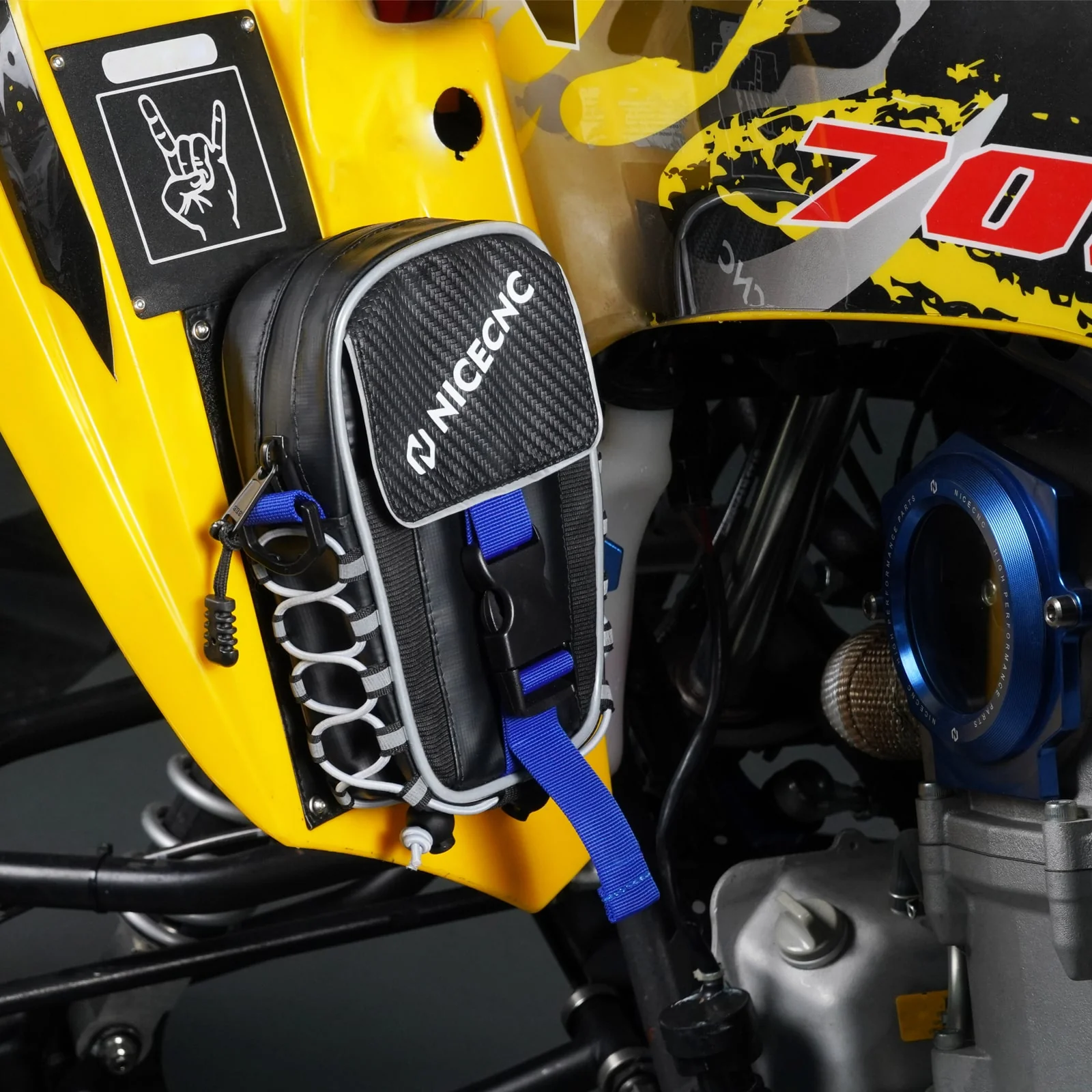 ATV Front Fender Storage Bag For Yamaha Raptor 700 700R 2006-2024 - Image 2