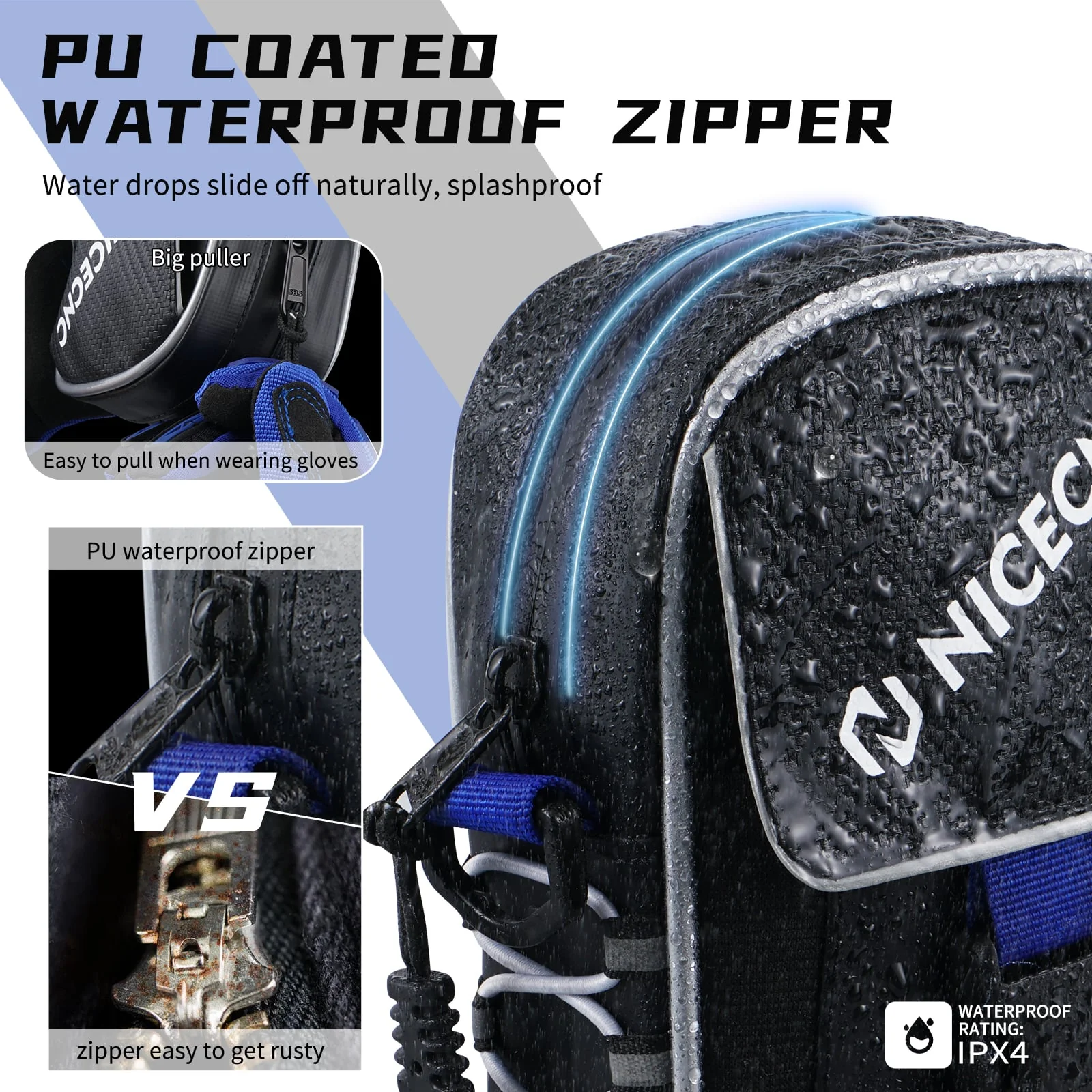 ATV Front Fender Storage Bag For Yamaha Raptor 700 700R 2006-2024 - Image 9