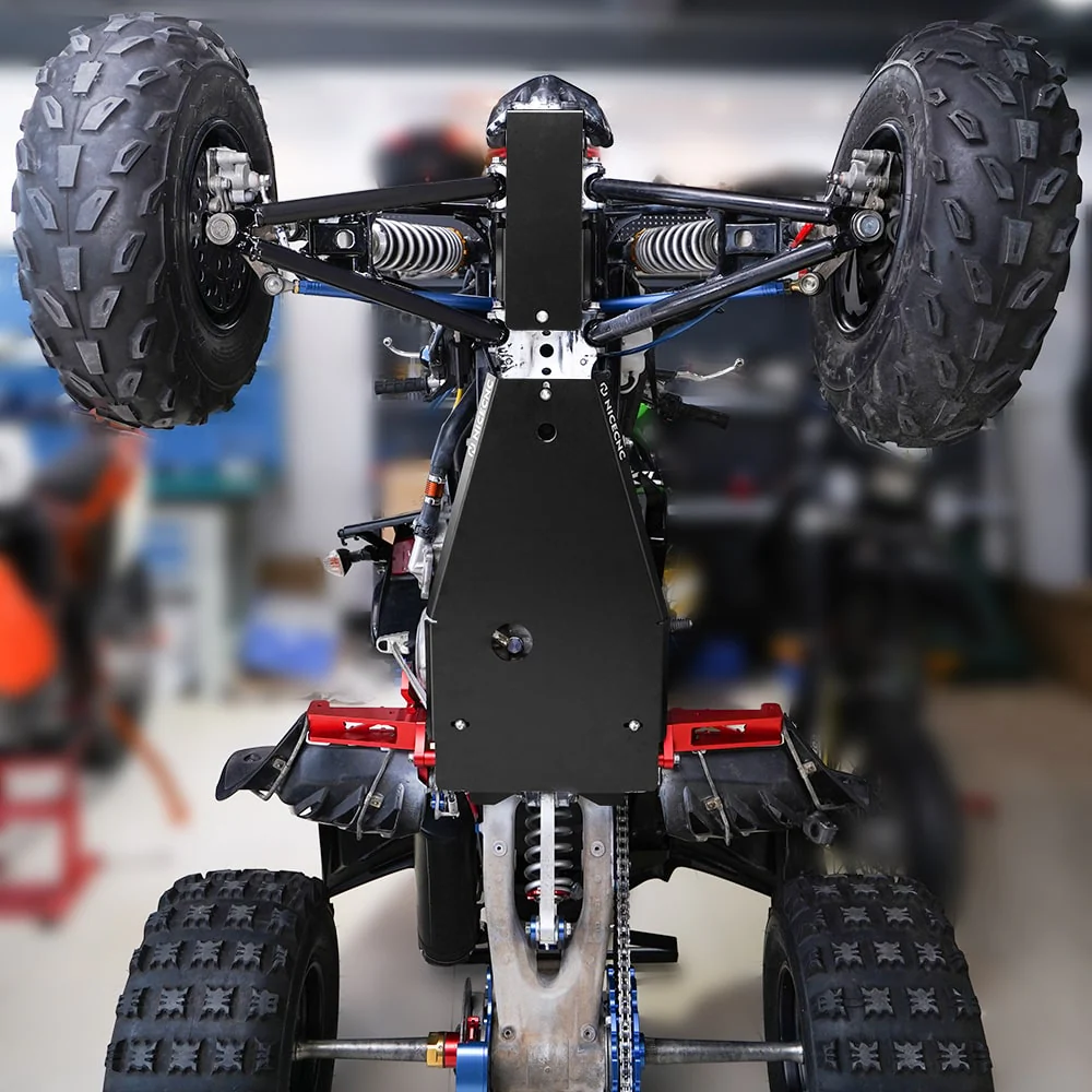 ATV Full Chassis Glide Frame Engine Skid Plate Guard For Yamaha Raptor 700 700R 06-26 - Image 3