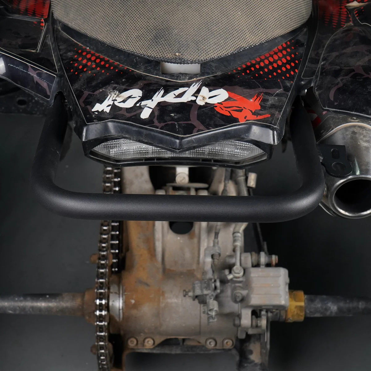 ATV Heavy-duty Rear Grab Bar Bumper Support For Yamaha Raptor 700 700R 06-26 - Image 2