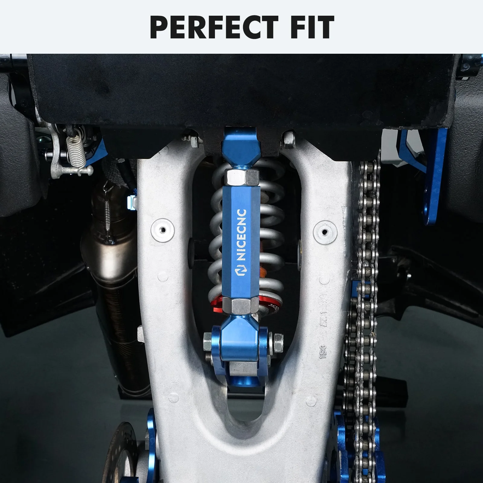 ATV Rear Arm Linkage Knuckle 0"-4" Lowering For Yamaha Raptor 700 700R 2013-2026 - Image 2