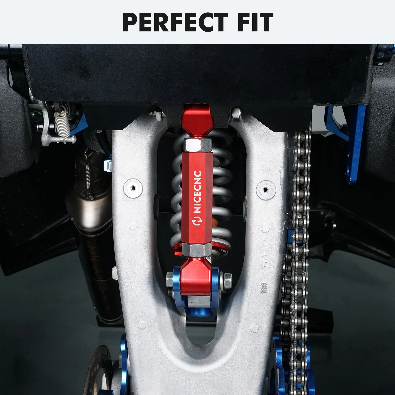 ATV Rear Arm Relay Shock Suspension Linkage For Yamaha Raptor 700 700R 2013-2026 - Image 14