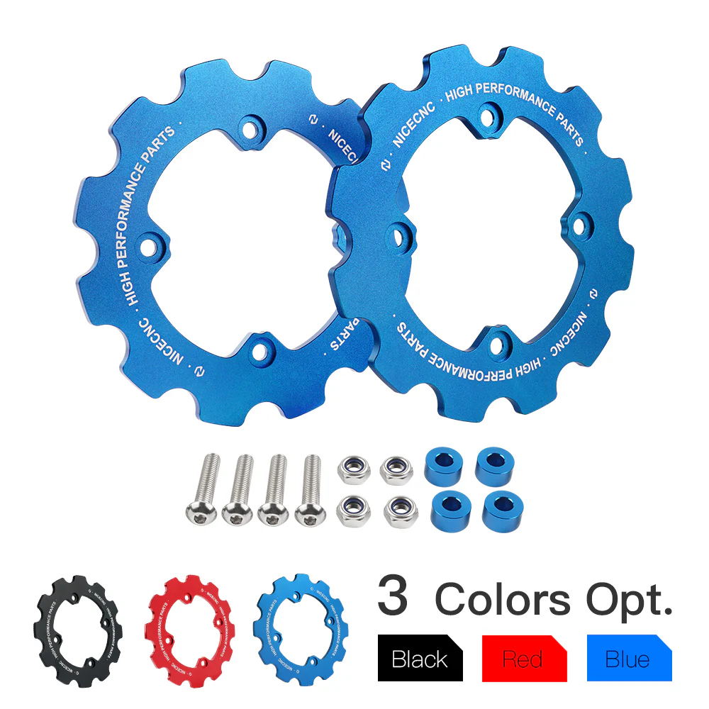 ATV Rear Dual Sprocket Guards Chain Protector For Yamaha Raptor 700 700R