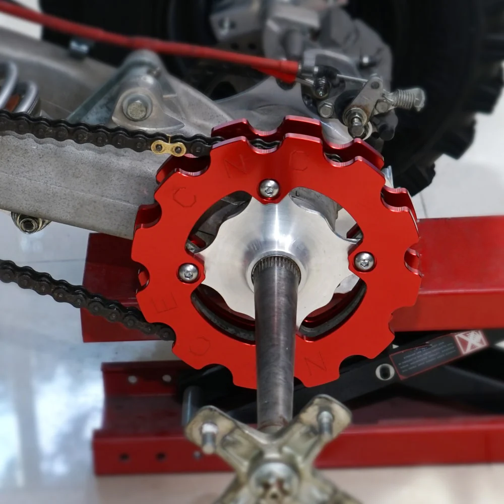 ATV Rear Dual Sprocket Guards Chain Protector For Yamaha Raptor 700 700R - Image 3