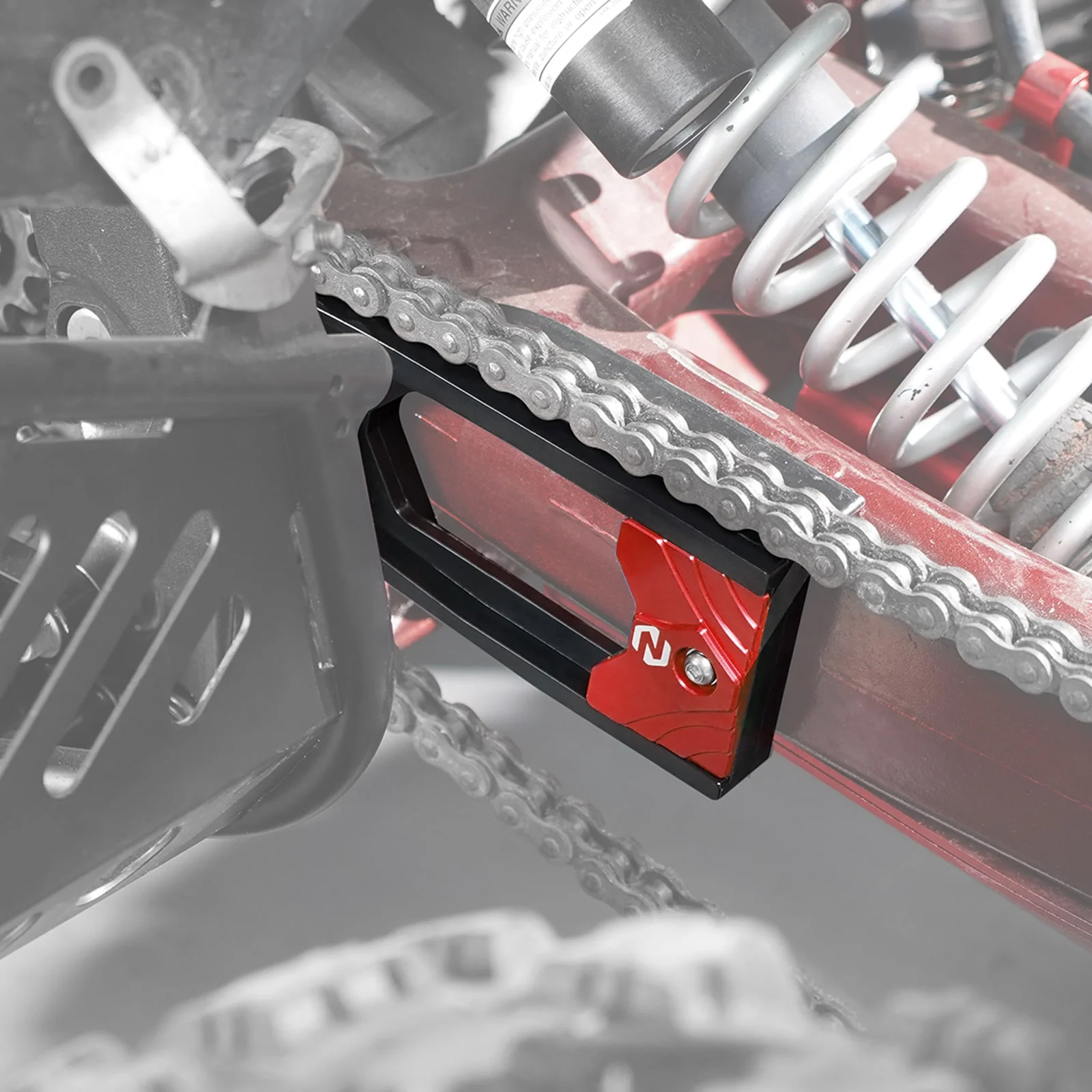 ATV Rear Swingarm Chain Guide Slider Guard For Yamaha Raptor 700 700R 2006-2026 - Image 3